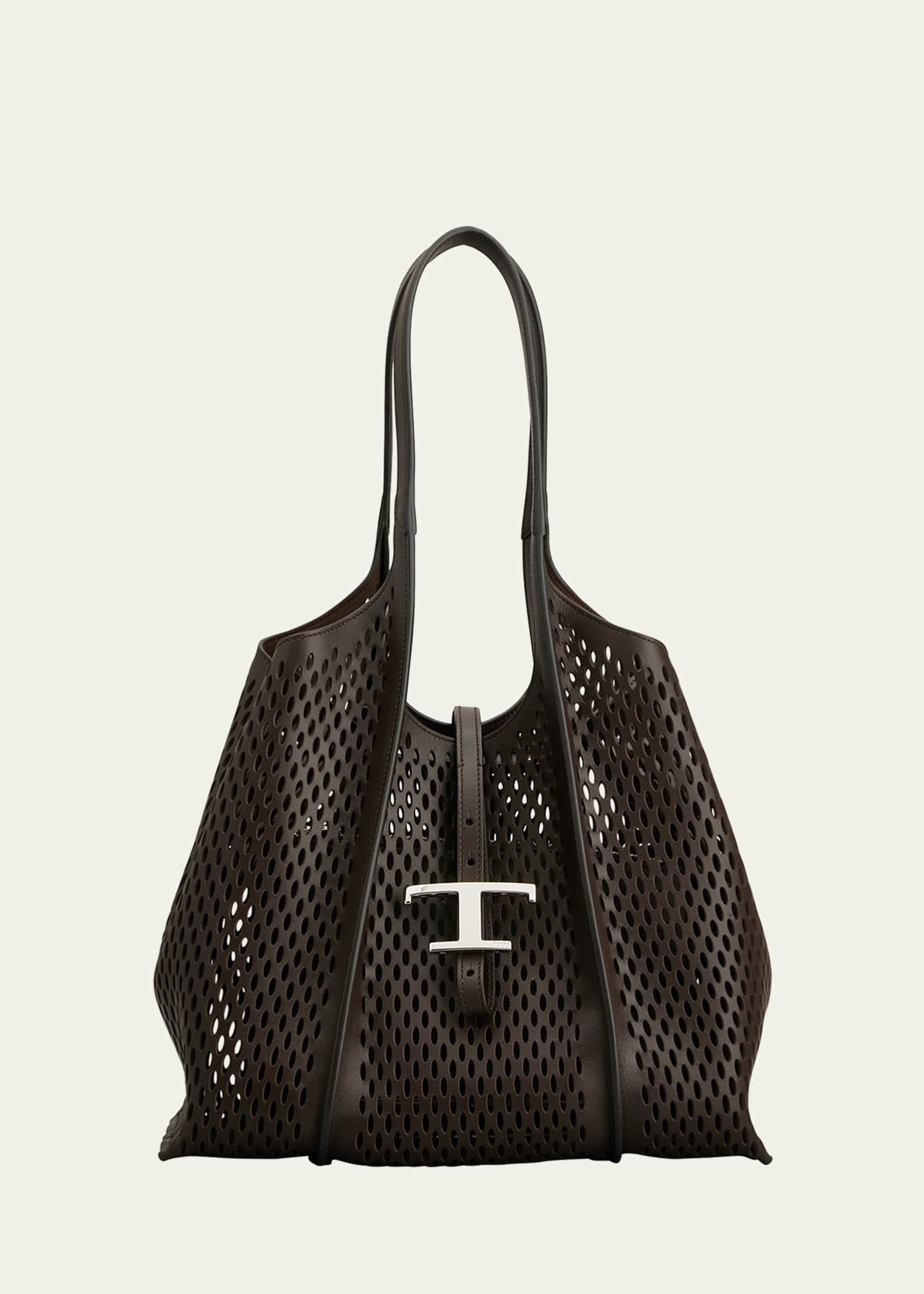 【翌日発送可能】 T Tod's Timeless Bag Tote Leather Perforated Small バッグ