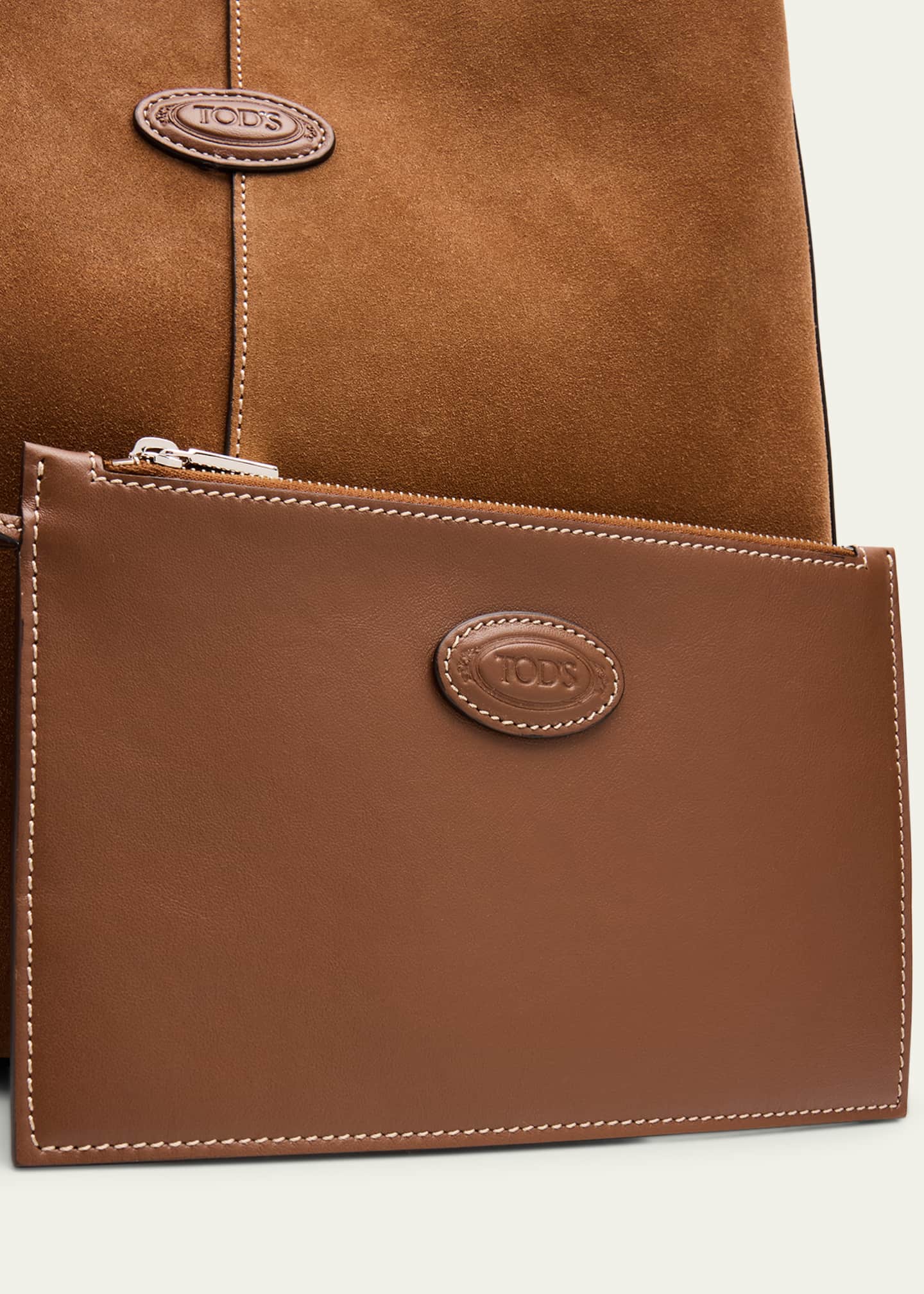 Tod's Di Small Suede Hobo Bag - Bergdorf Goodman