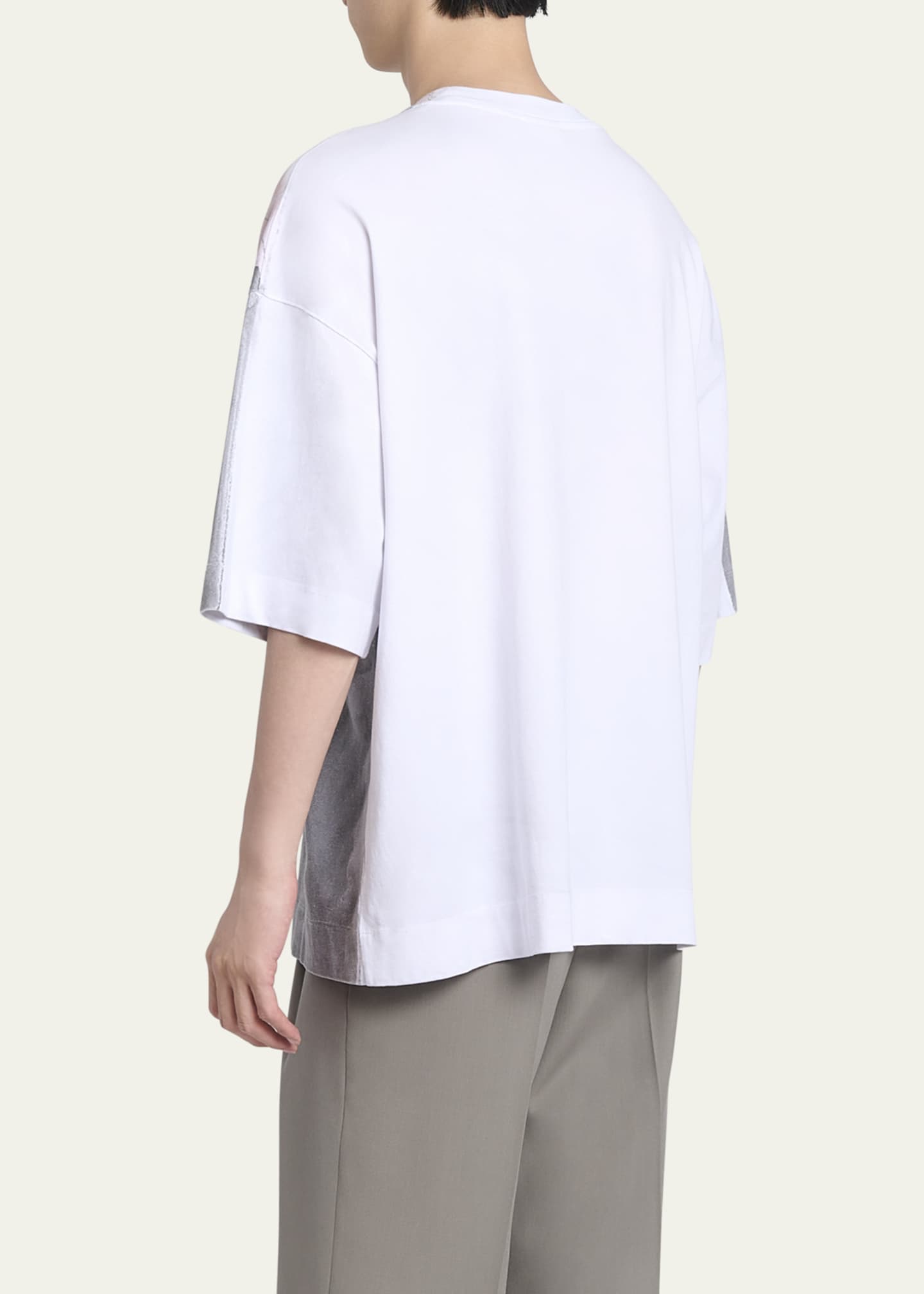 Dries Van Noten Men's Hen Oversized Graphic T-Shirt Image 3 of 5