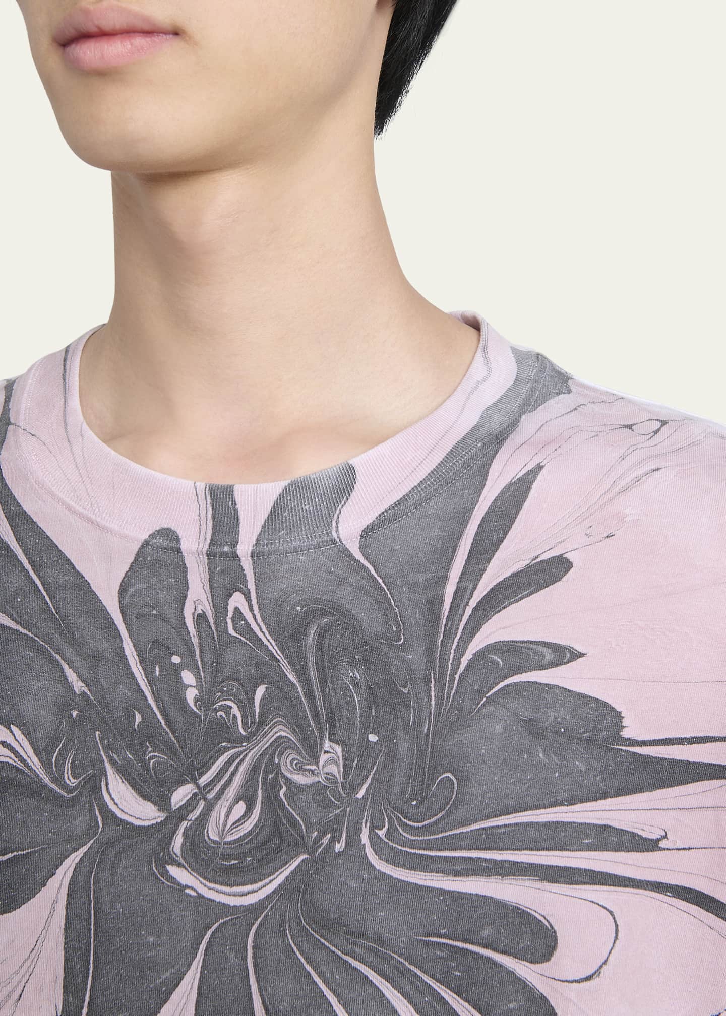 Dries Van Noten Men's Hen Oversized Graphic T-Shirt Image 5 of 5