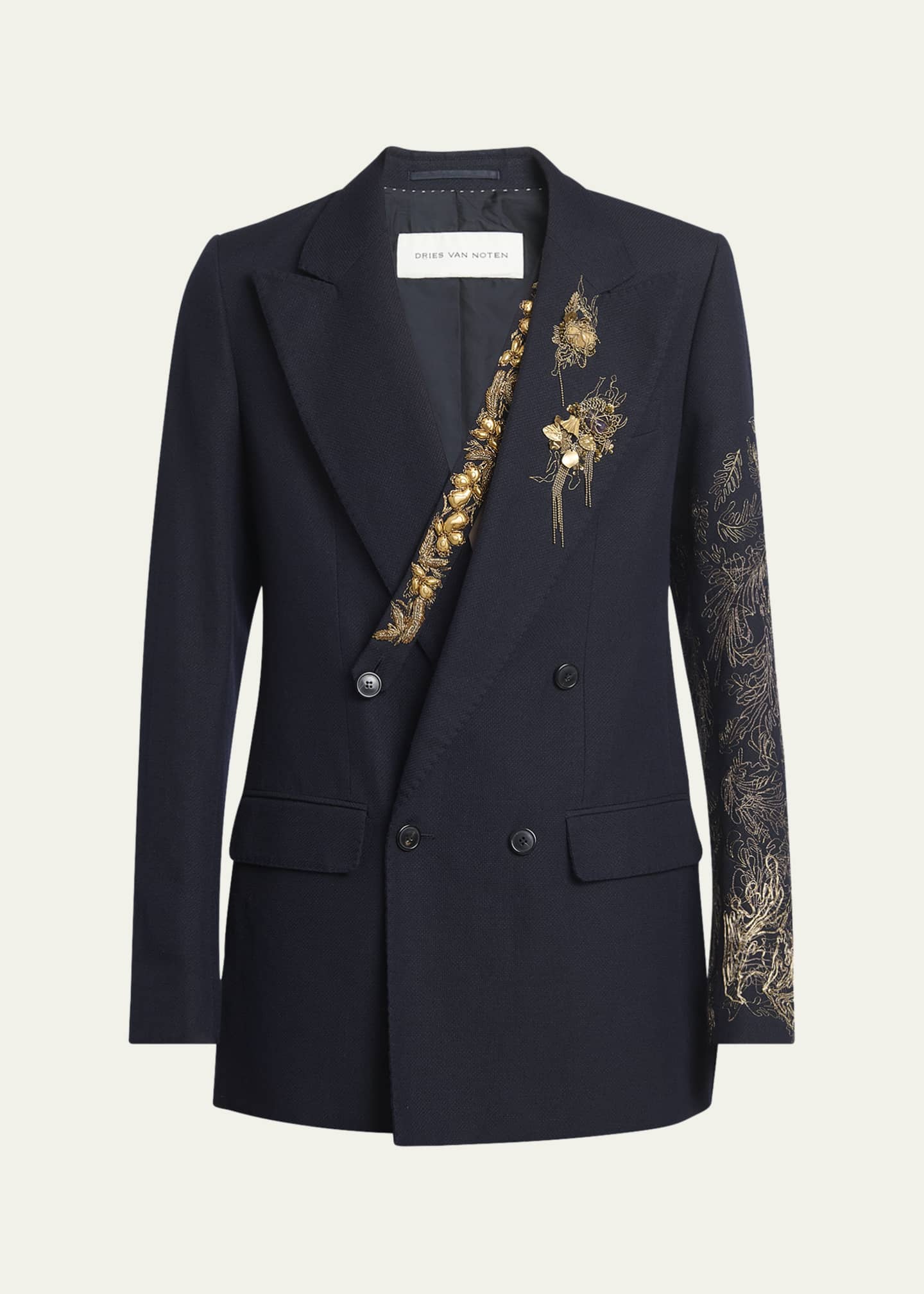 Dries Van Noten Men's Barton Embellished Dinner Jacket Image 1 of 5