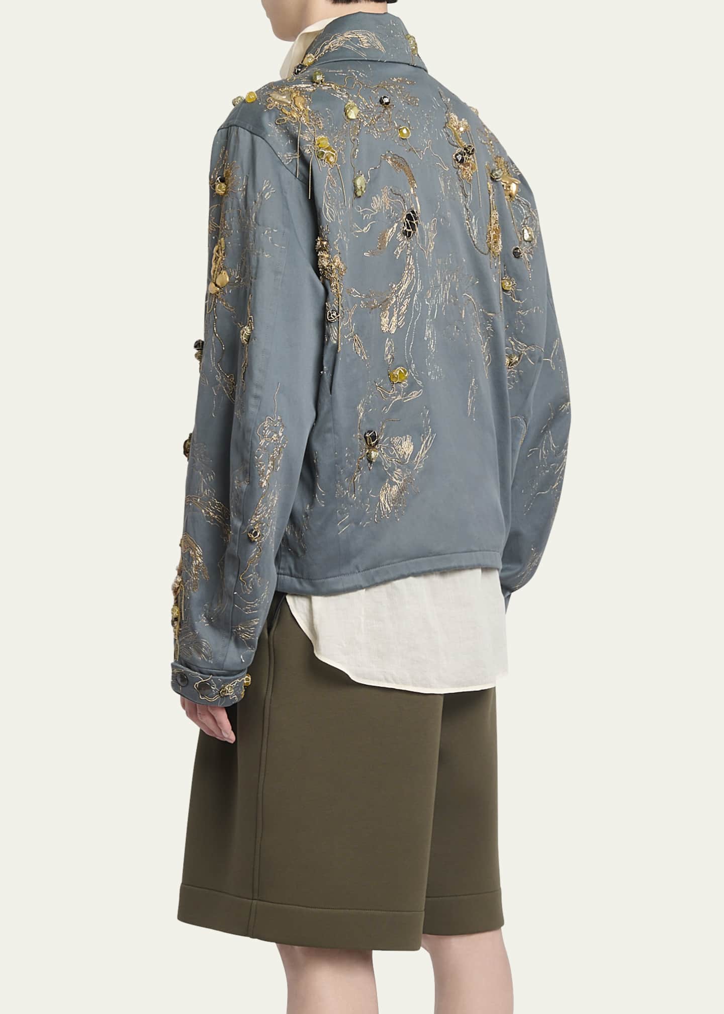 Dries Van Noten Men's Velen Embellished Jacket Image 3 of 5