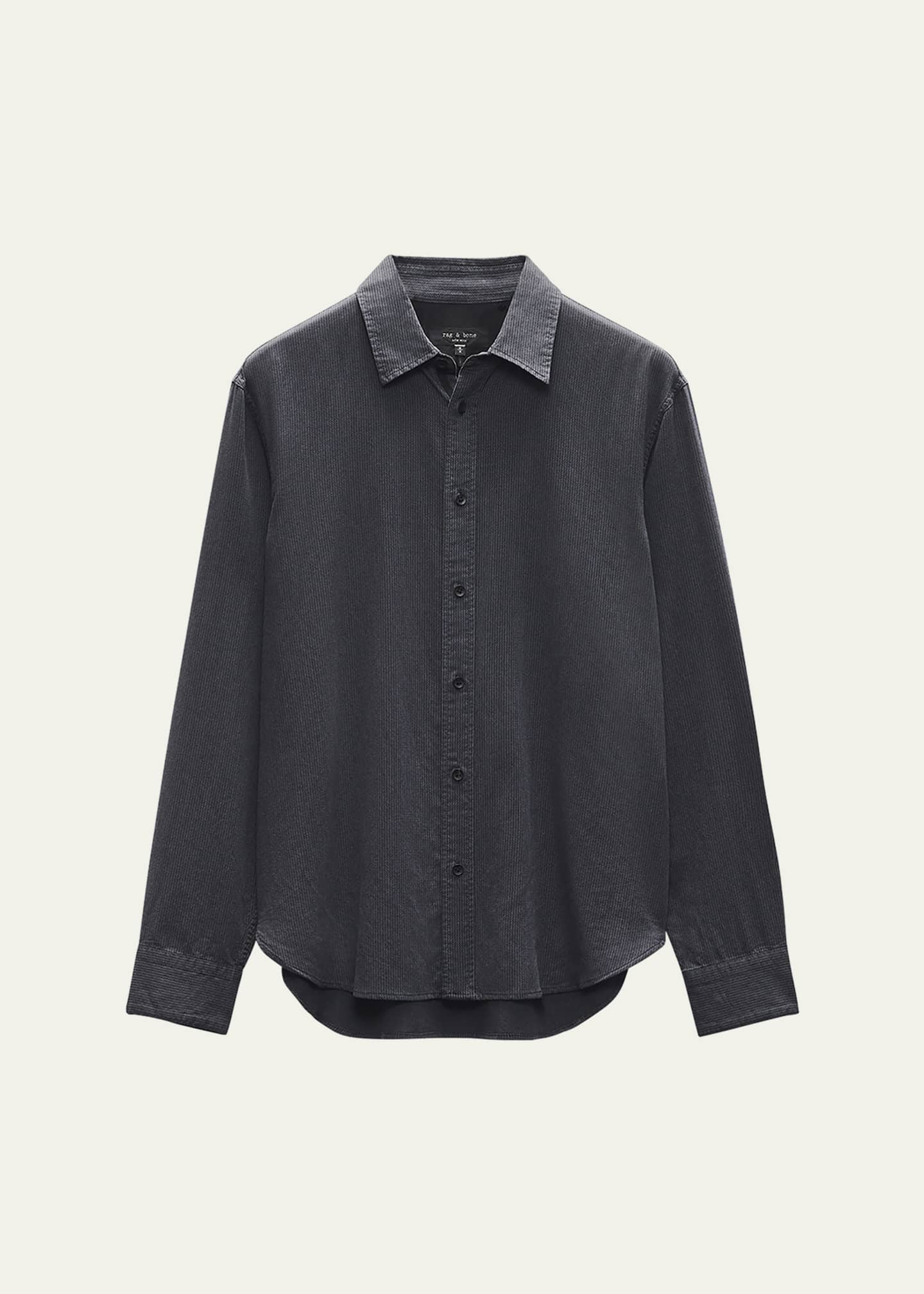 Rag & Bone Men's Zigzag Dobby Sport Shirt Image 1 of 5
