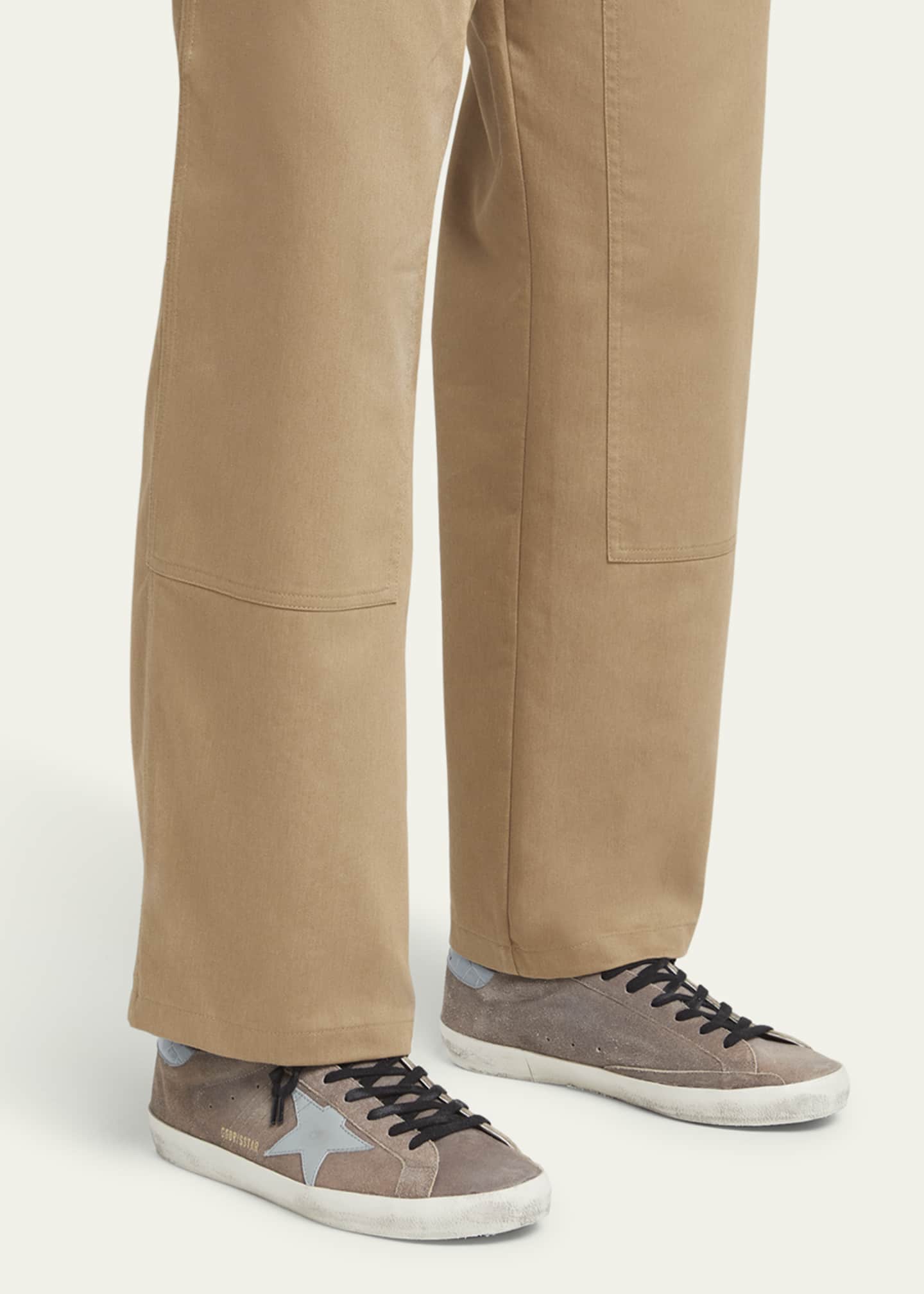Golden Goose Men's Super Star Suede Low-Top Sneakers Image 2 of 6
