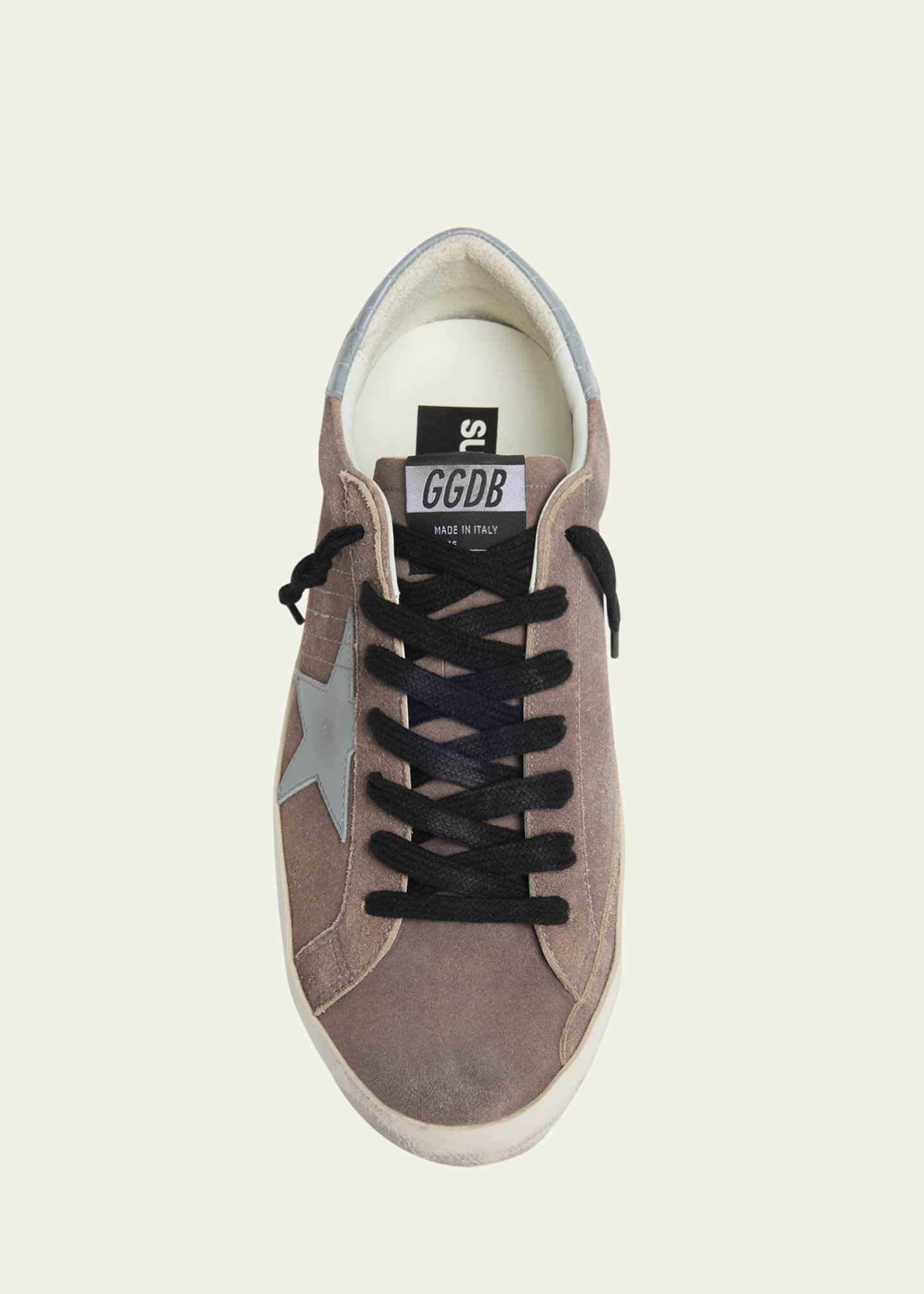 Golden Goose Men's Super Star Suede Low-Top Sneakers Image 6 of 6