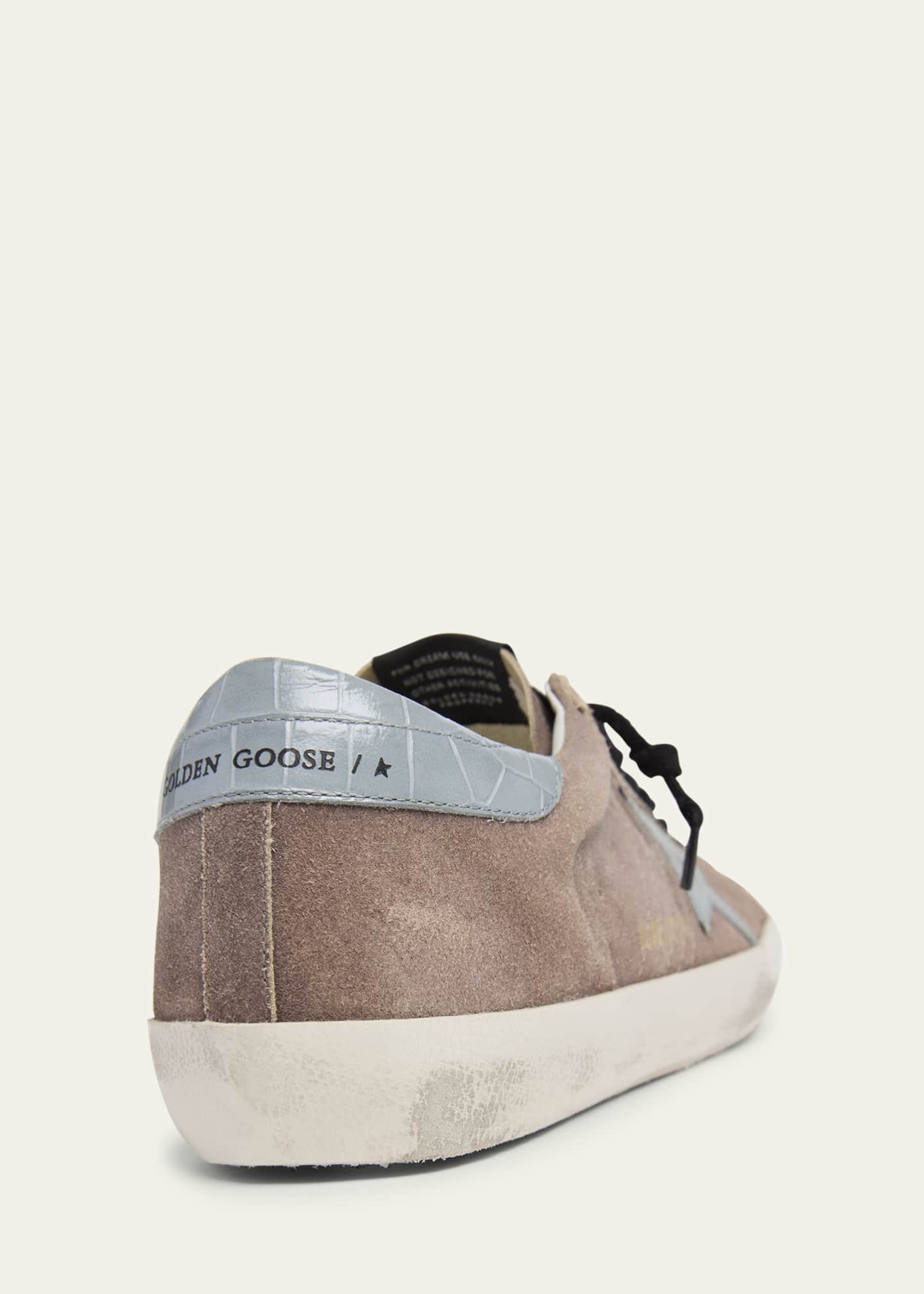Golden Goose Men's Super Star Suede Low-Top Sneakers Image 5 of 6