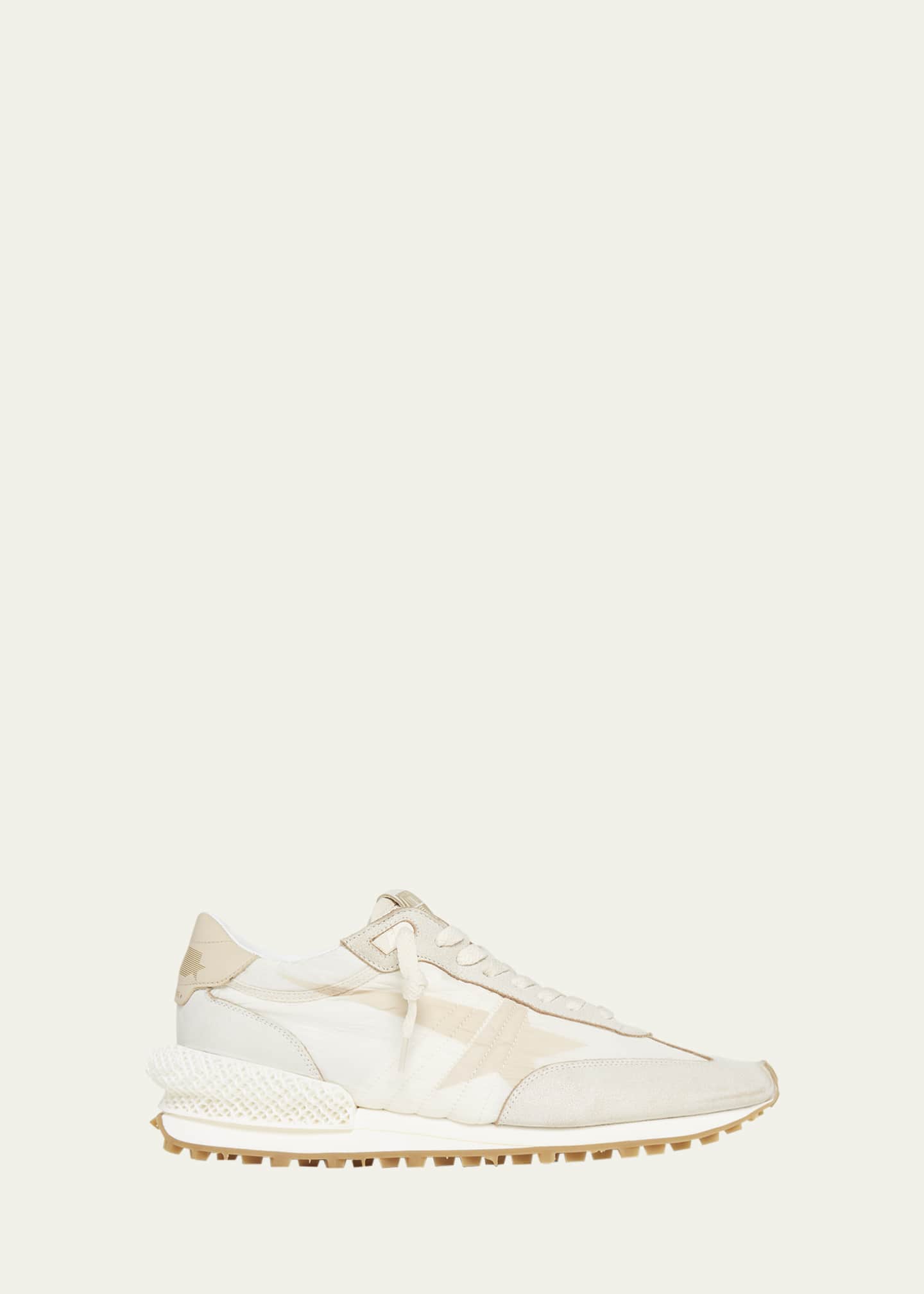 Golden Goose Men's Running Marathon Nylon and Leather Runner Sneakers Image 1 of 6