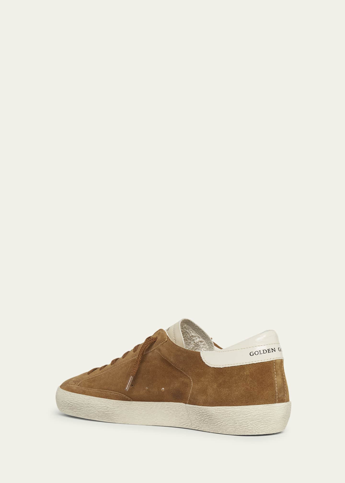 Golden Goose Men's Super Star Low-Top Suede Sneakers Image 4 of 6