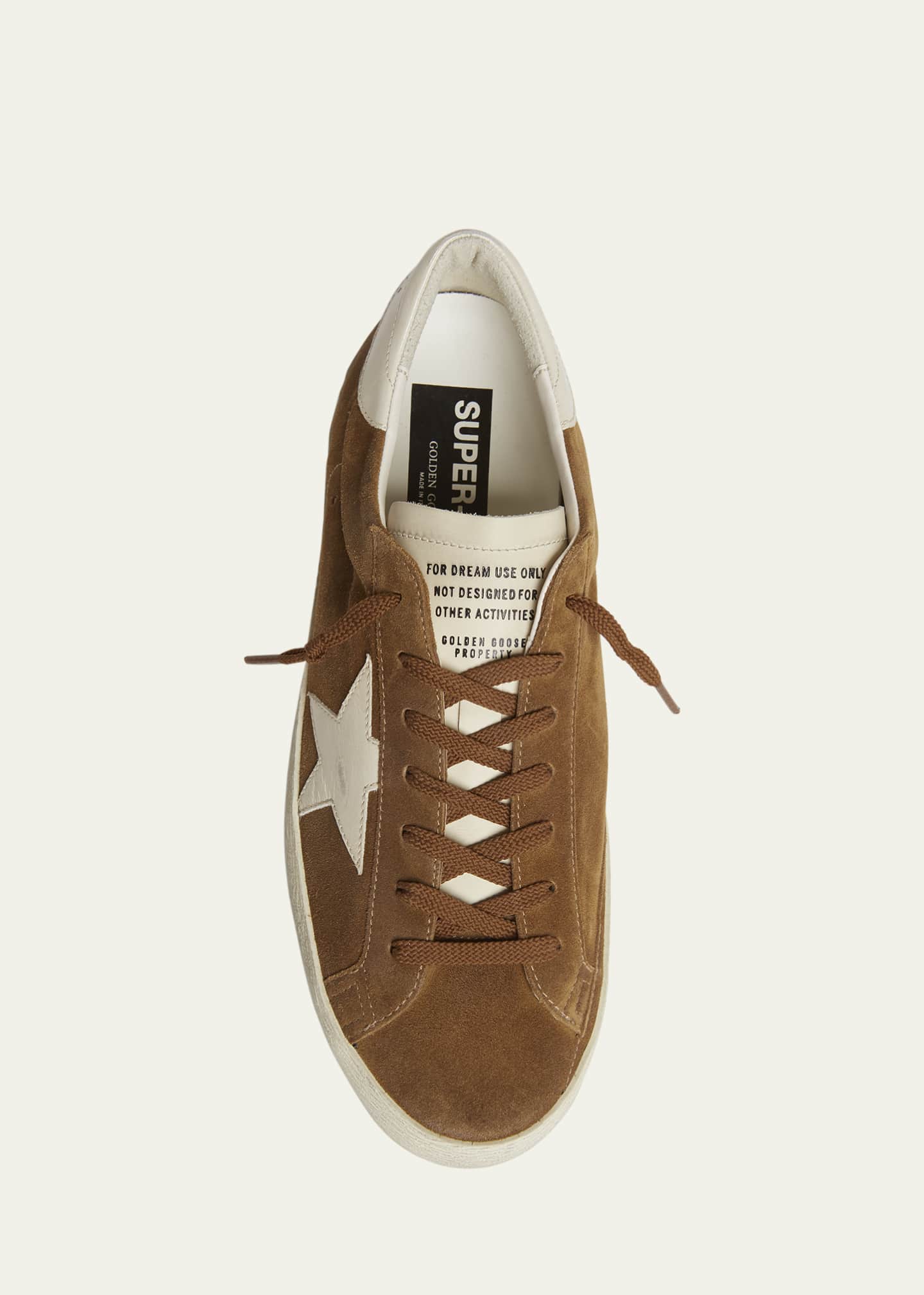 Golden Goose Men's Super Star Low-Top Suede Sneakers Image 6 of 6