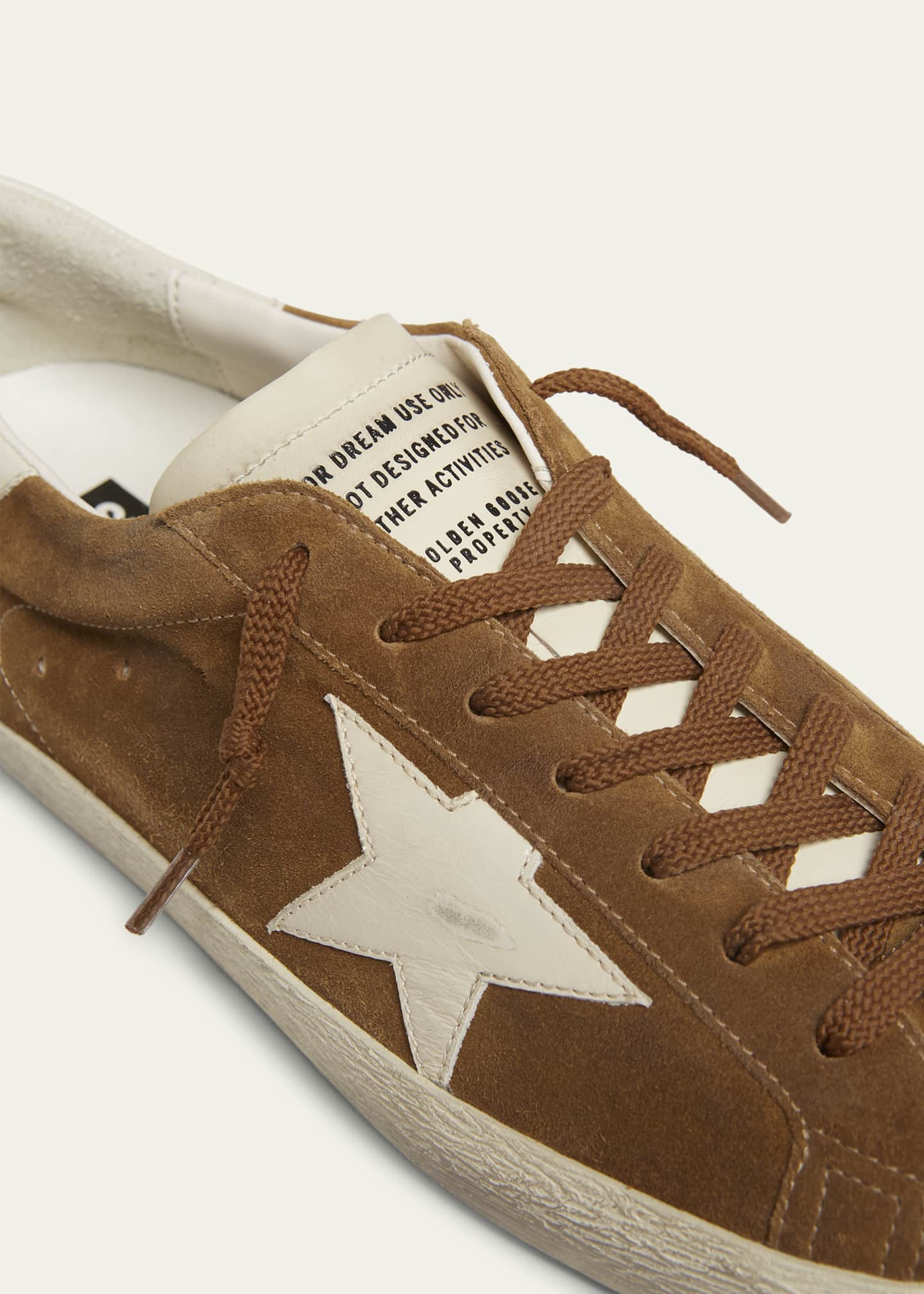 Golden Goose Men's Super Star Low-Top Suede Sneakers Image 5 of 6