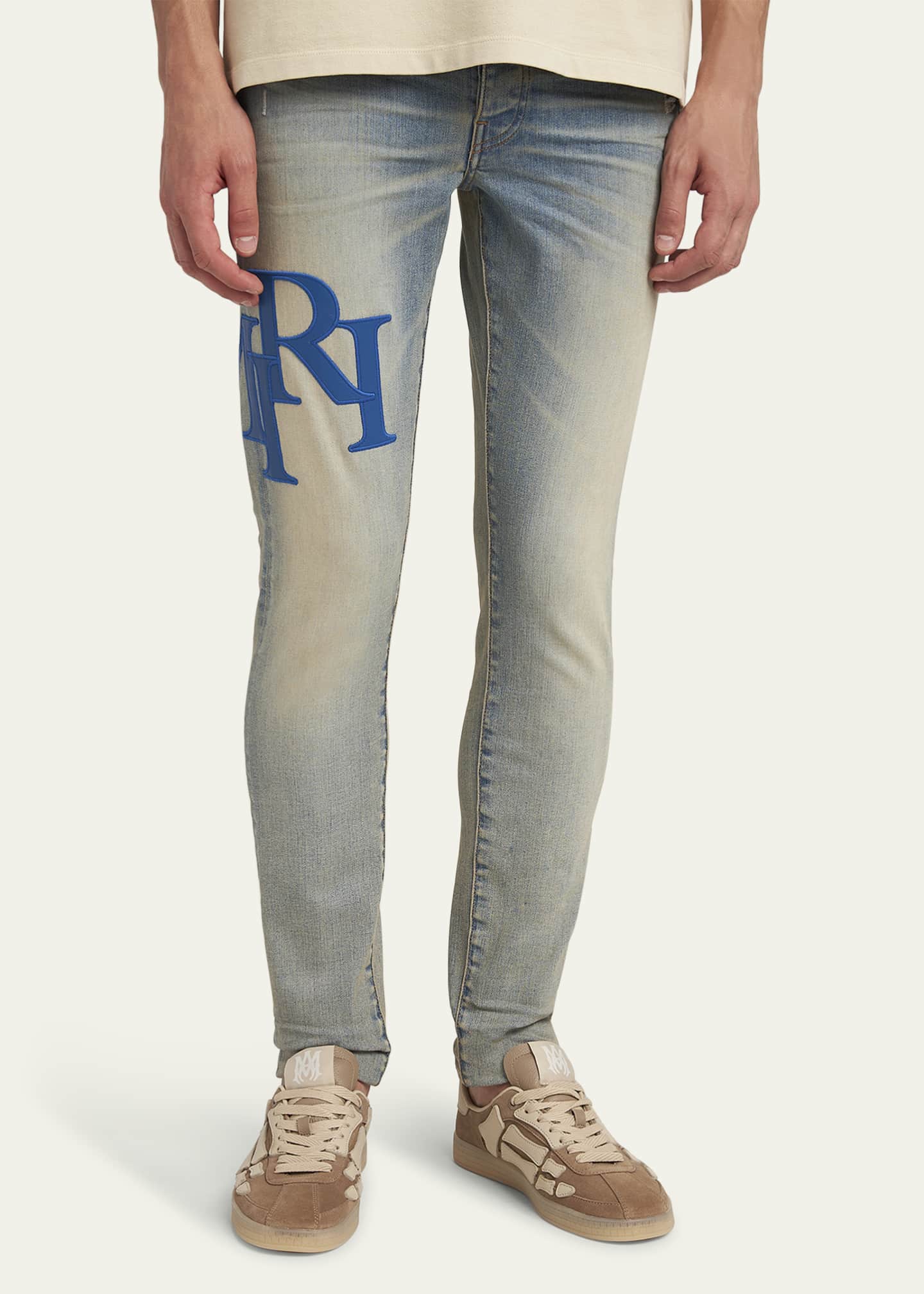 Amiri Men's Pacific Bones Low-Top Sneakers - Bergdorf Goodman
