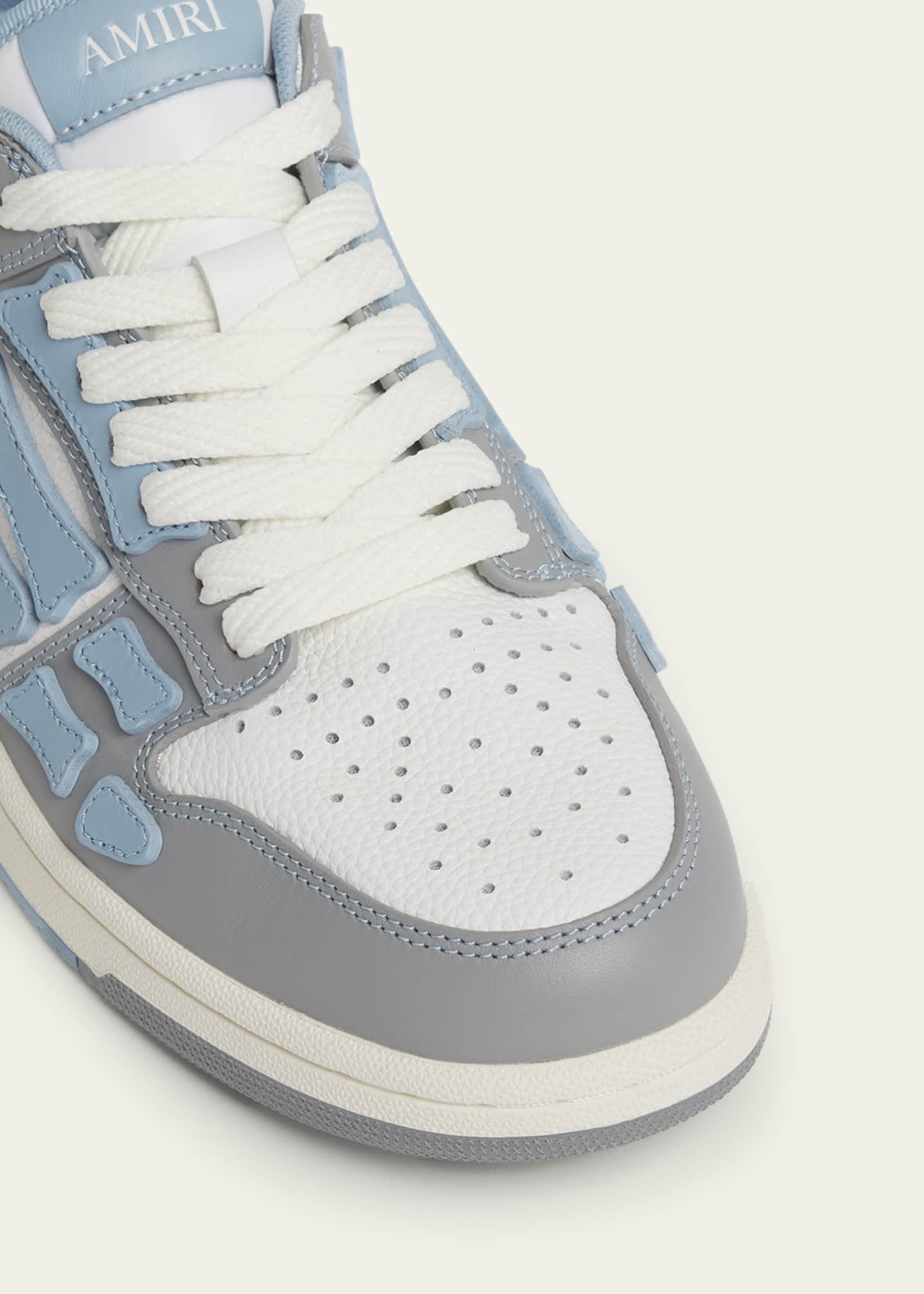 Amiri Men's Varsity Skel Leather Low-Top Sneakers Image 5 of 5