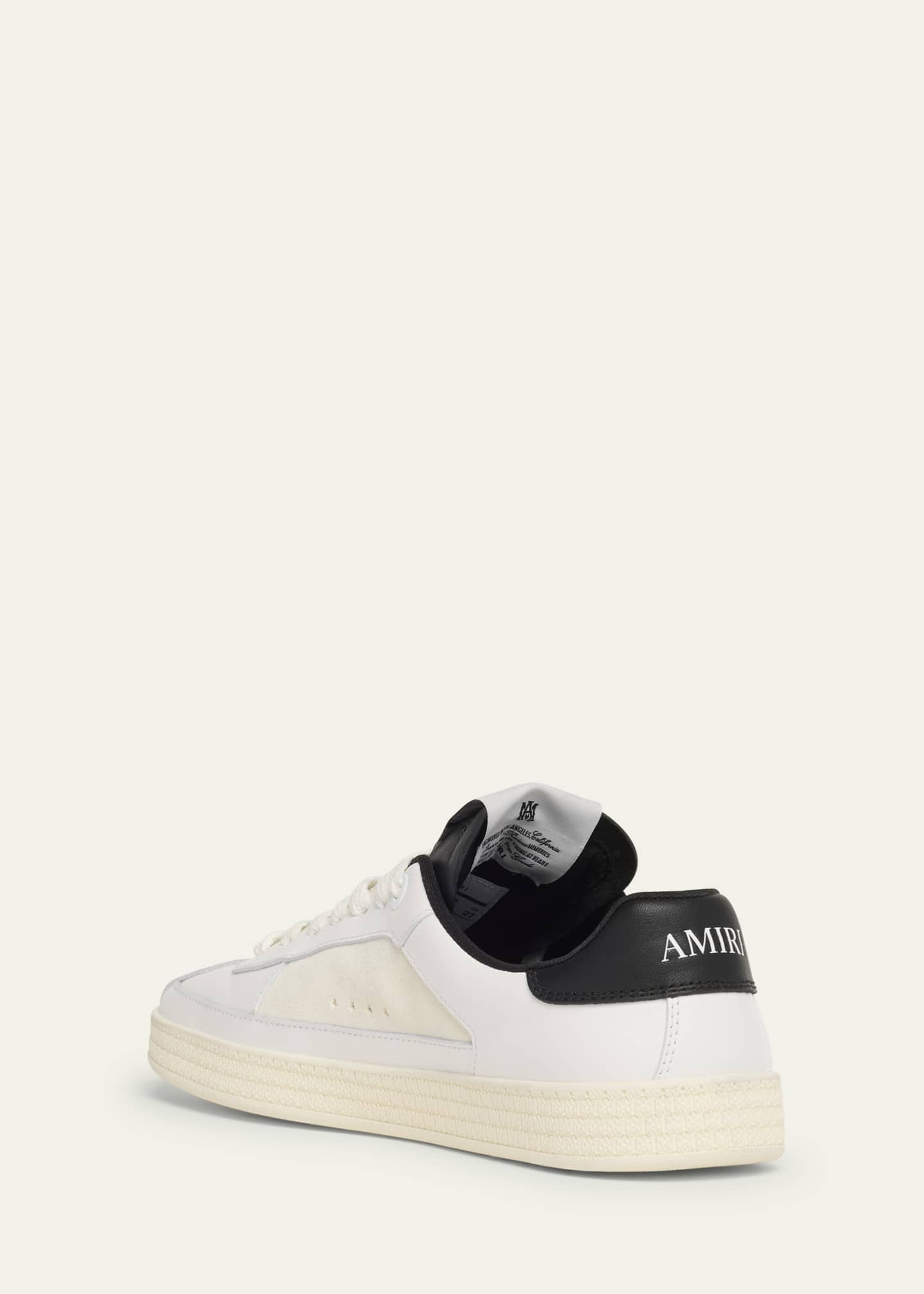 Amiri Men's Pacific Leather Low-Top Sneakers Image 4 of 5