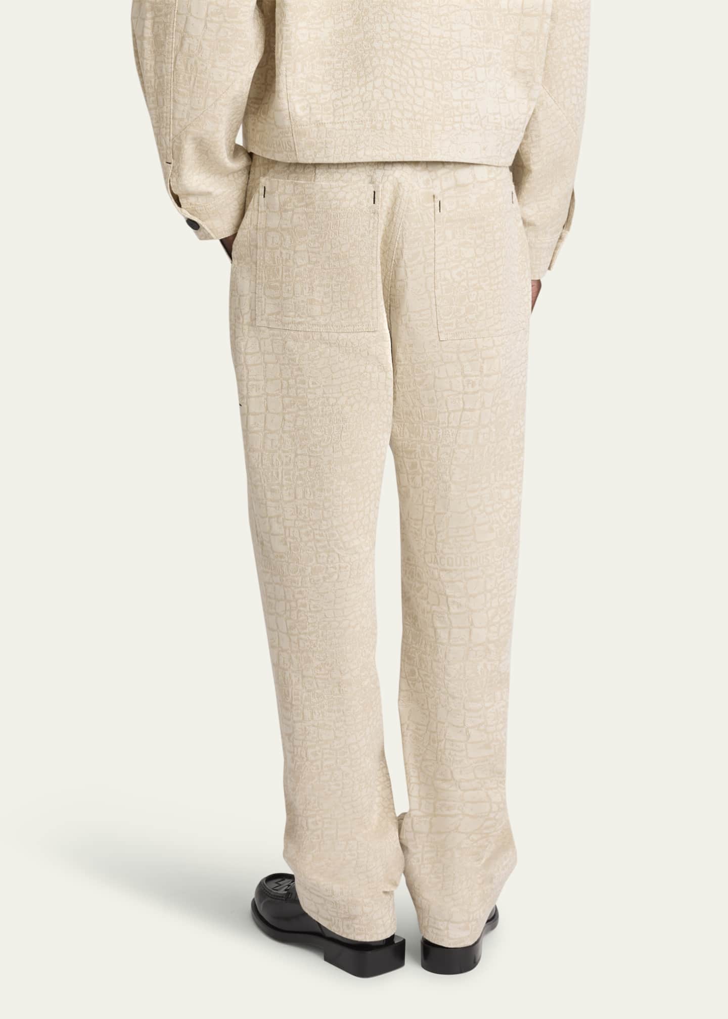 Jacquemus Men's de-Nîmes Fernando Jeans Image 3 of 5