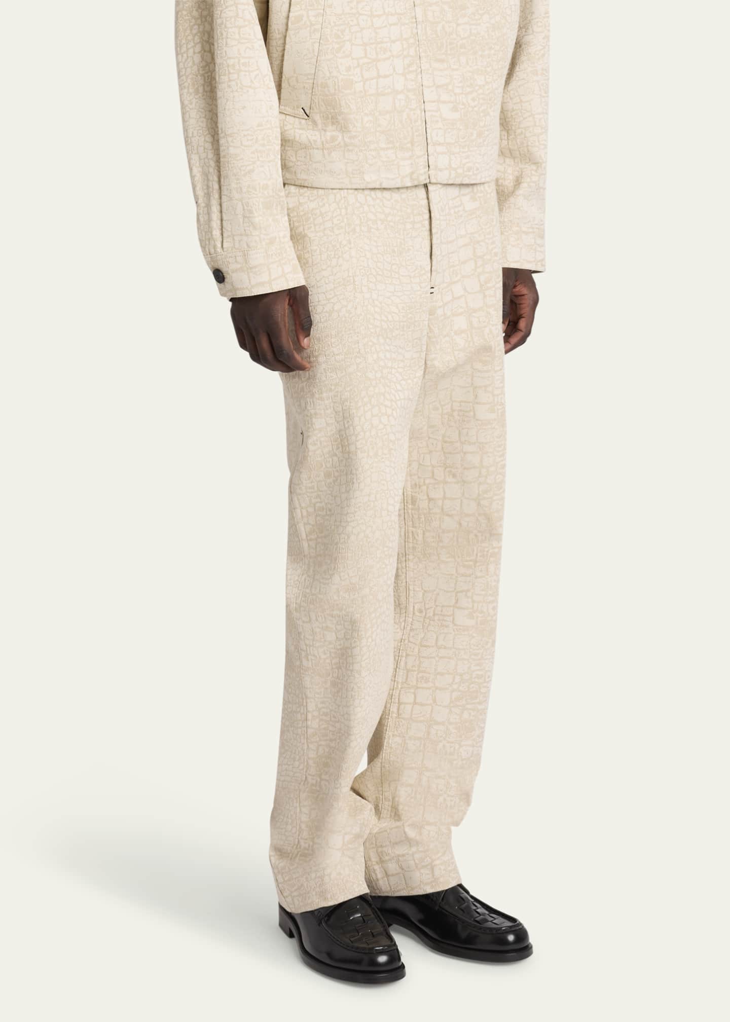 Jacquemus Men's de-Nîmes Fernando Jeans Image 4 of 5