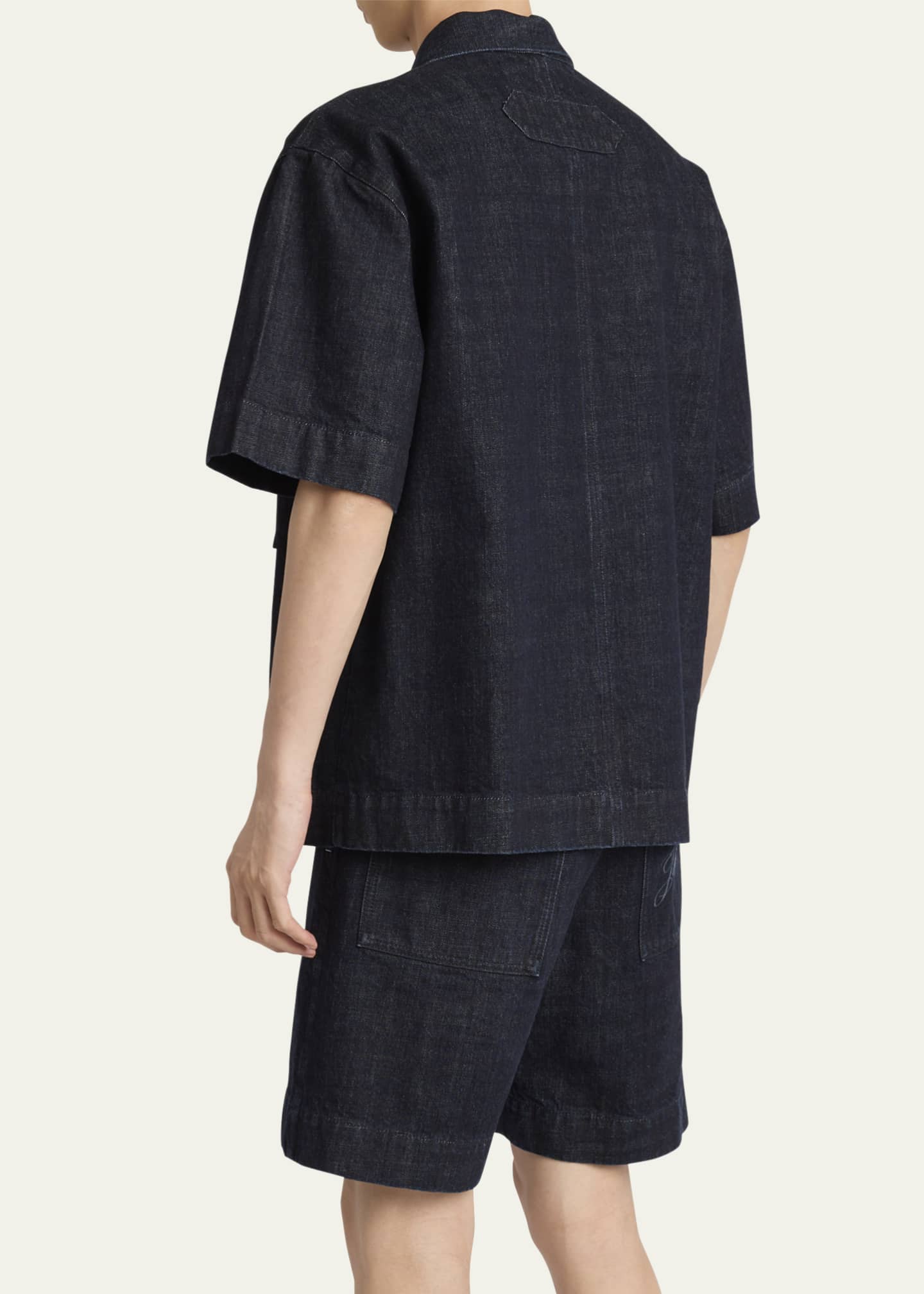 Jacquemus Men's de-Nîmes Denim Shirt Image 3 of 5