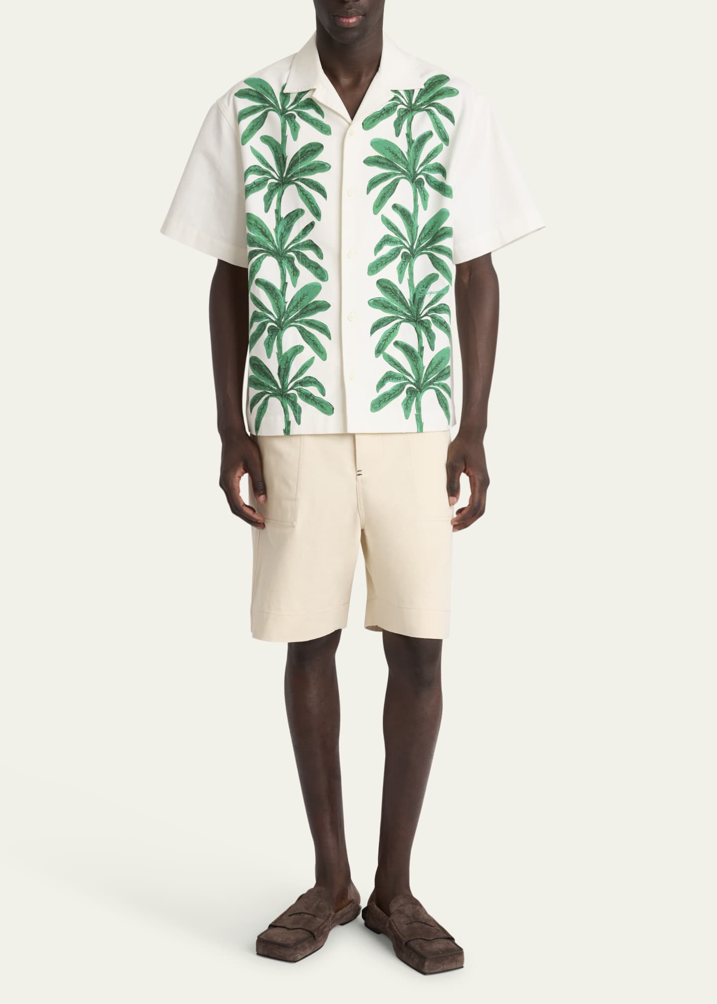 Jacquemus Men's La Chemise Jean Camp Shirt Image 2 of 5