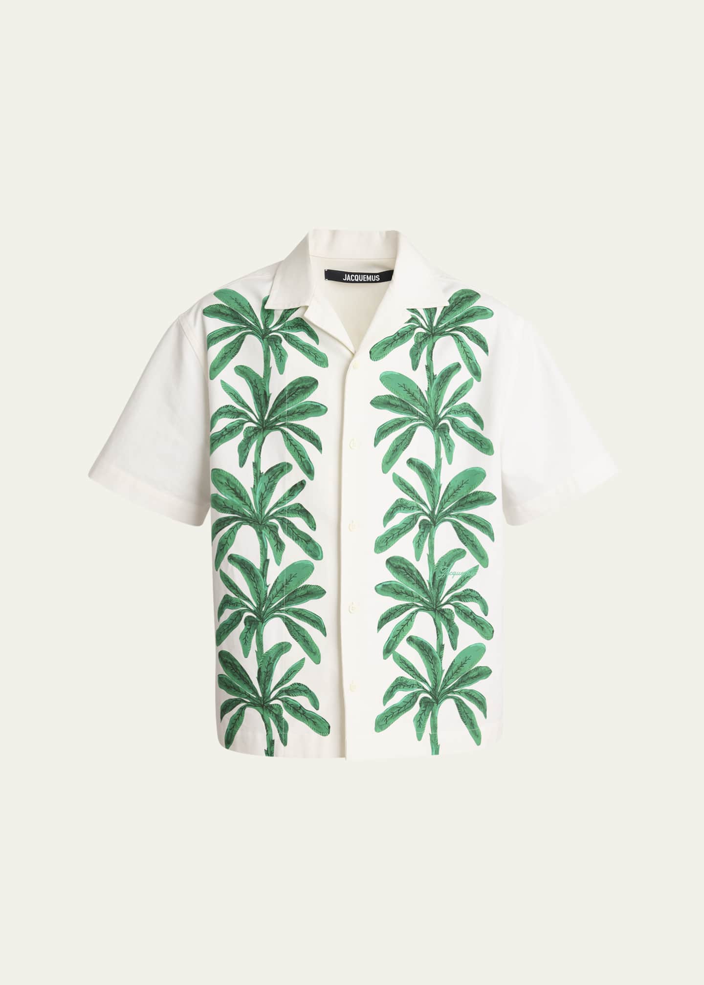 Jacquemus Men's La Chemise Jean Camp Shirt Image 1 of 5