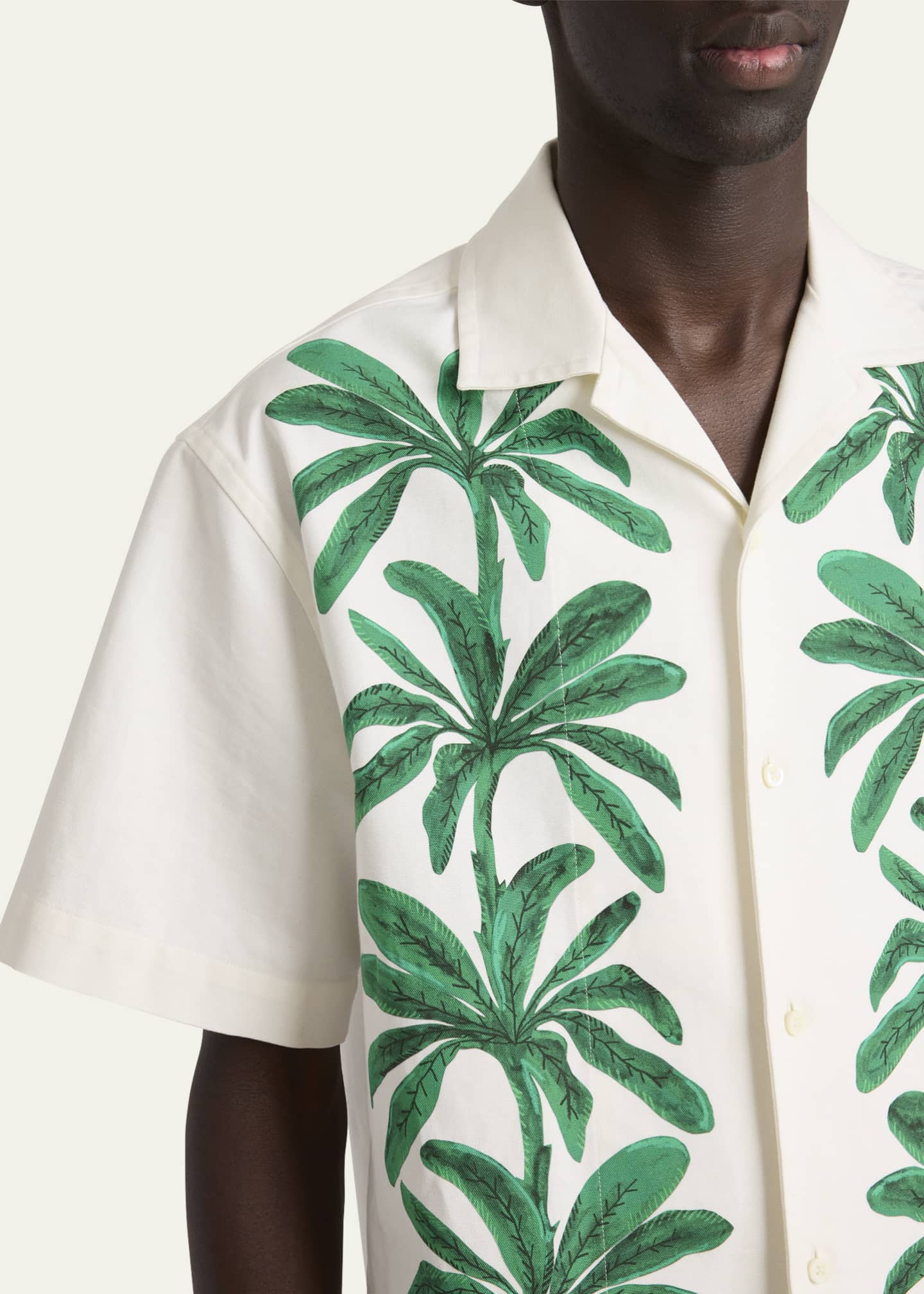 Jacquemus Men's La Chemise Jean Camp Shirt Image 5 of 5