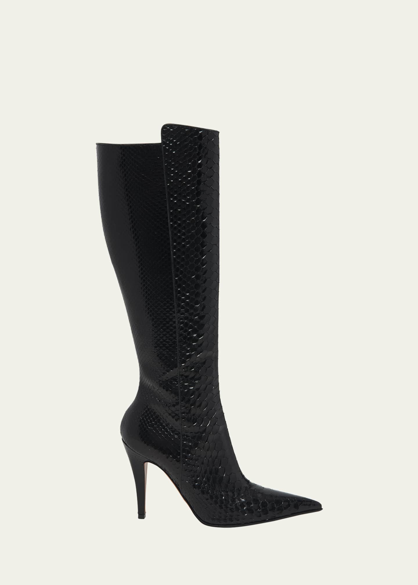 Python tall boots sales