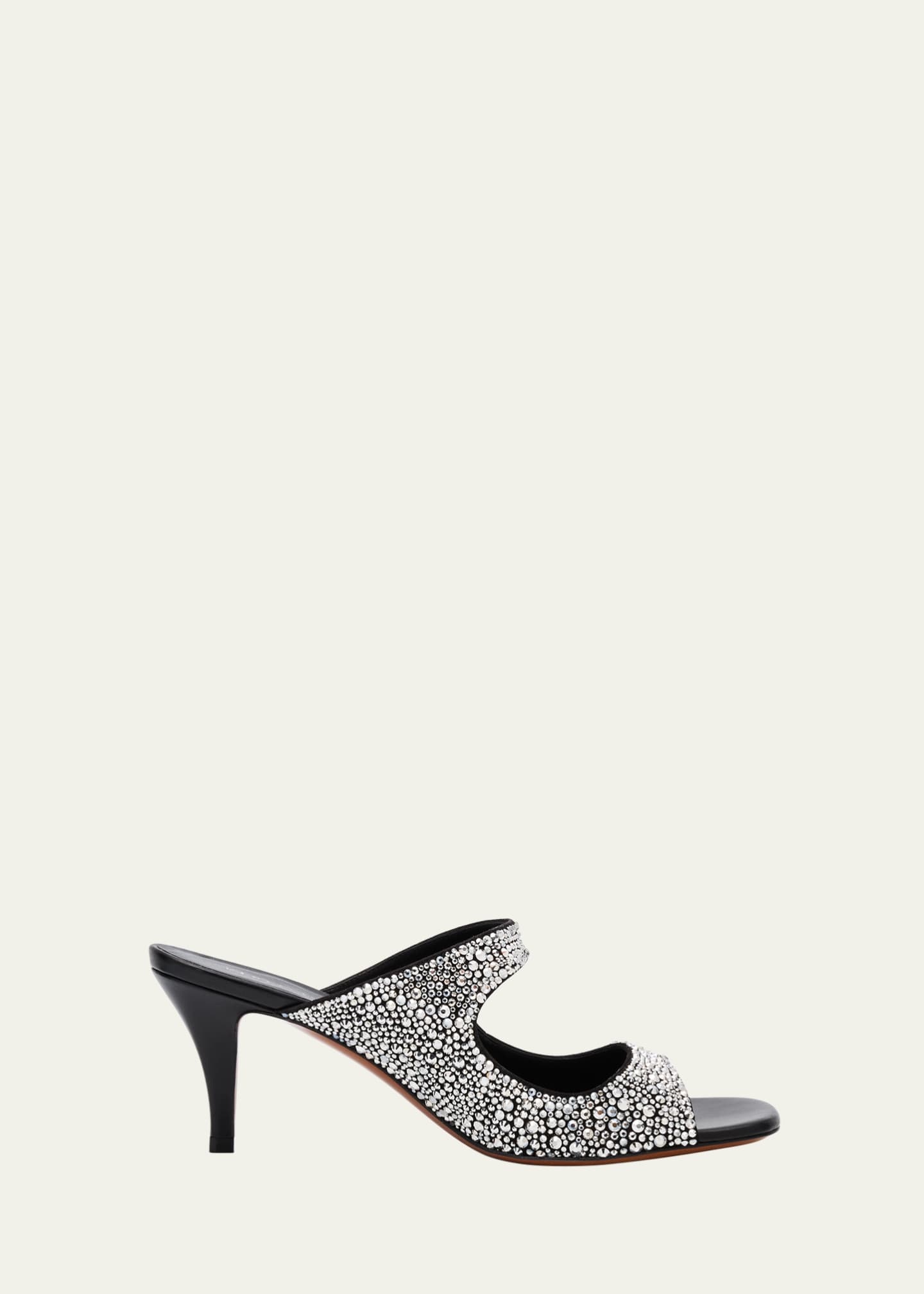 McQueen Crystal Dual-Band Mule Sandals Image 1 of 6