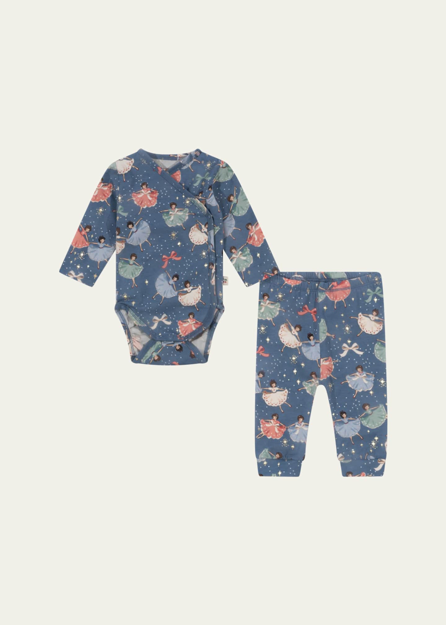 Konges Slojd Girl's Basic Newborn Bodysuit & Pants Set, Size Newborn-6M Image 1 of 3