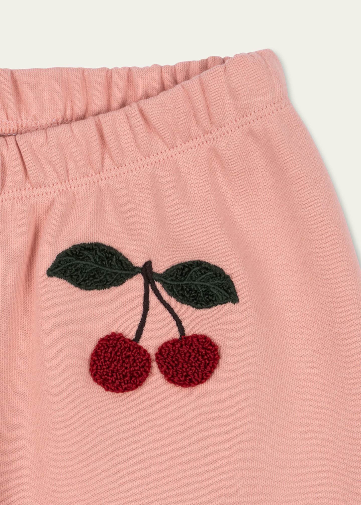 Konges Slojd Girl's Lou Fruit Towelling Sweatpants Image 3 of 3
