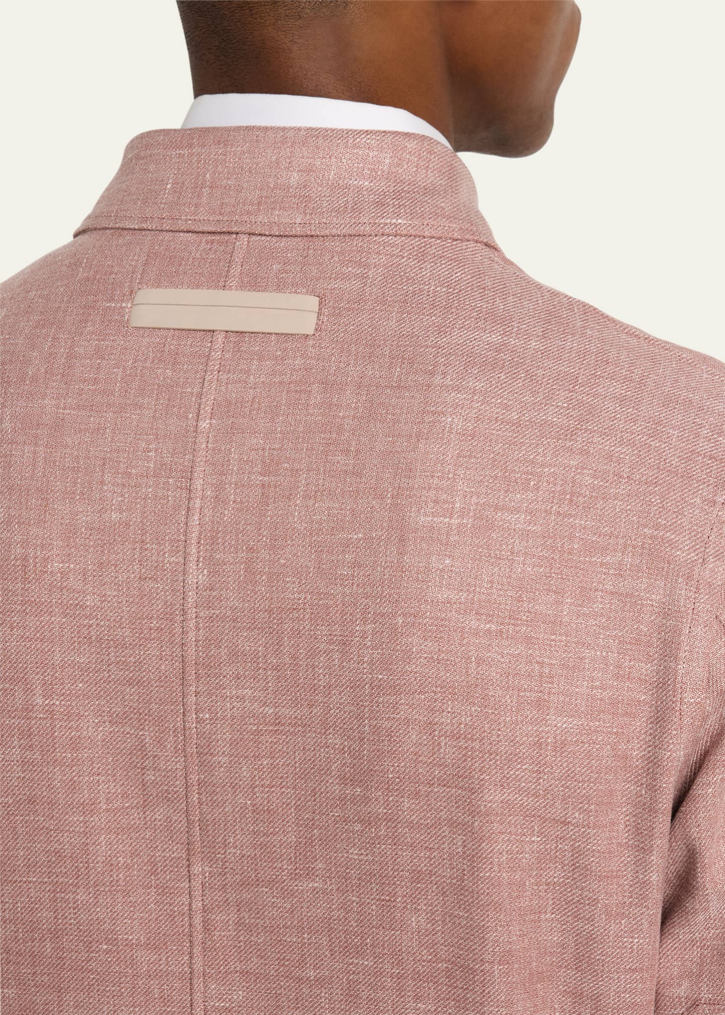 ZEGNA Men's Melange Overshirt Image 5 of 5