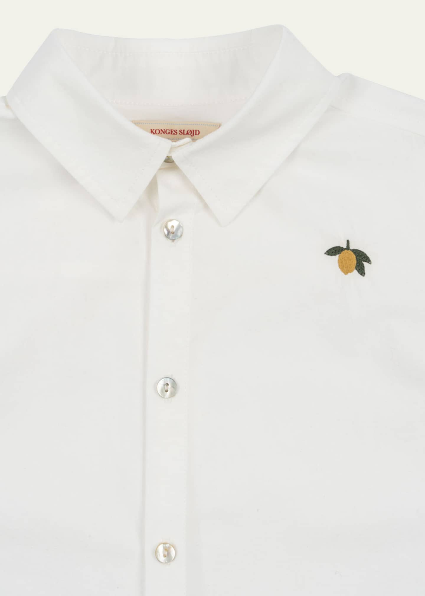 Konges Slojd Boy's Rolf Button Down Shirt, Size 18M-10 Image 3 of 3