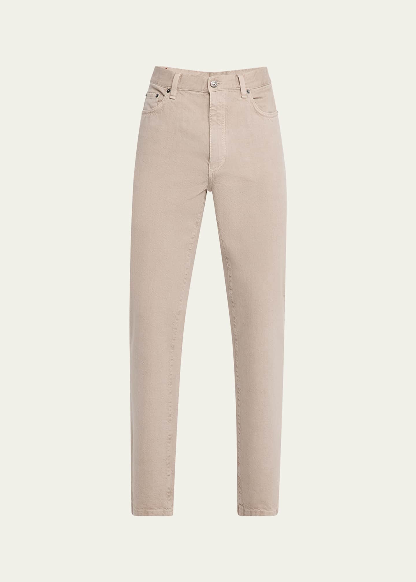 ZEGNA Men's 5-Pocket Colored Denim Pants Image 1 of 5