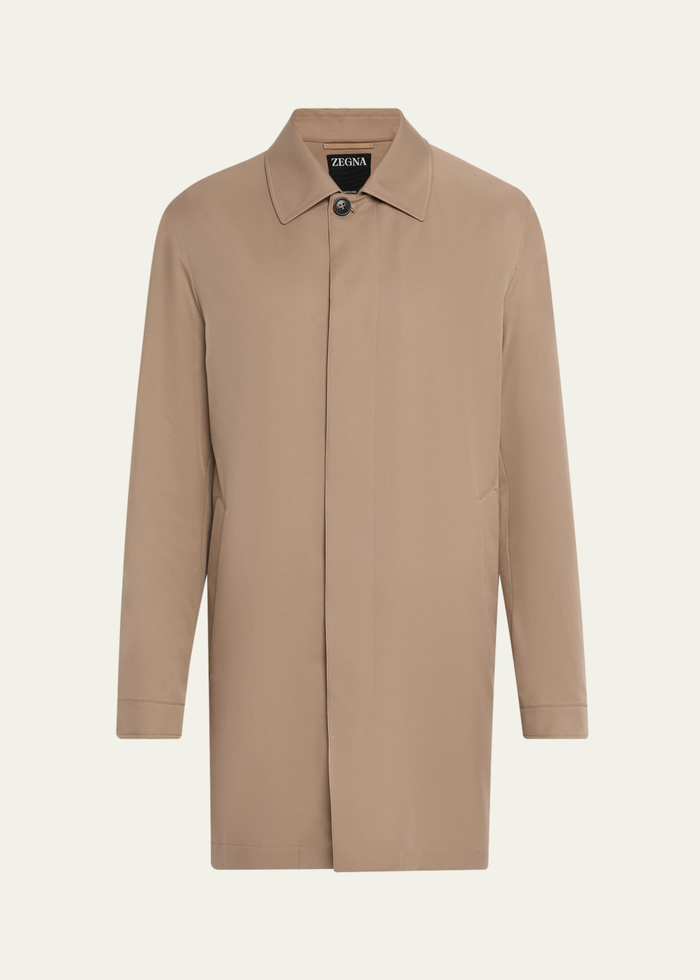 ZEGNA Men's Microfiber Raincoat Image 1 of 5