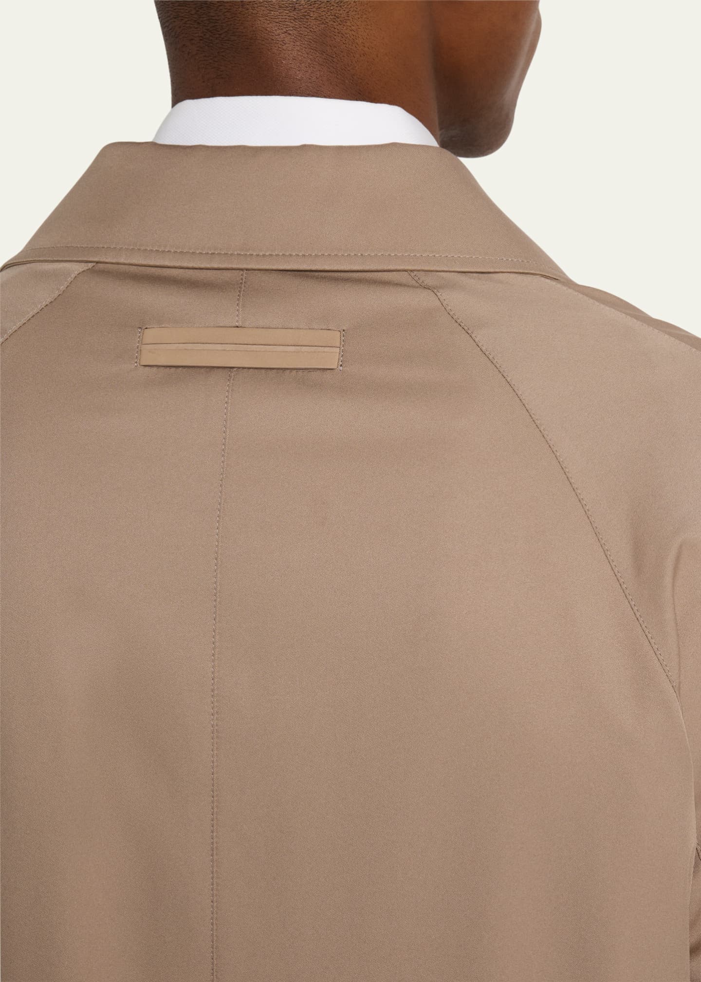 ZEGNA Men's Microfiber Raincoat Image 5 of 5