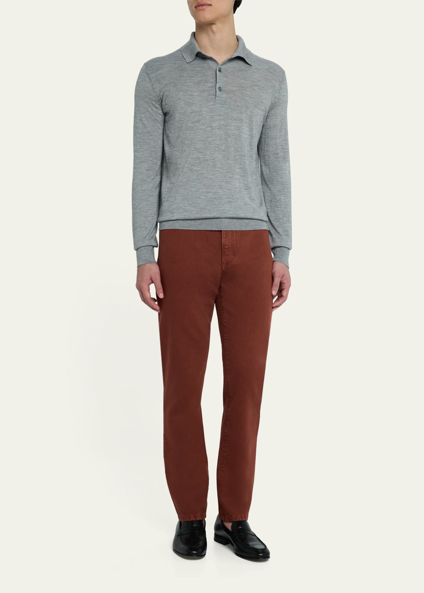 ZEGNA Men's 5-Pocket Denim Pants Image 2 of 5