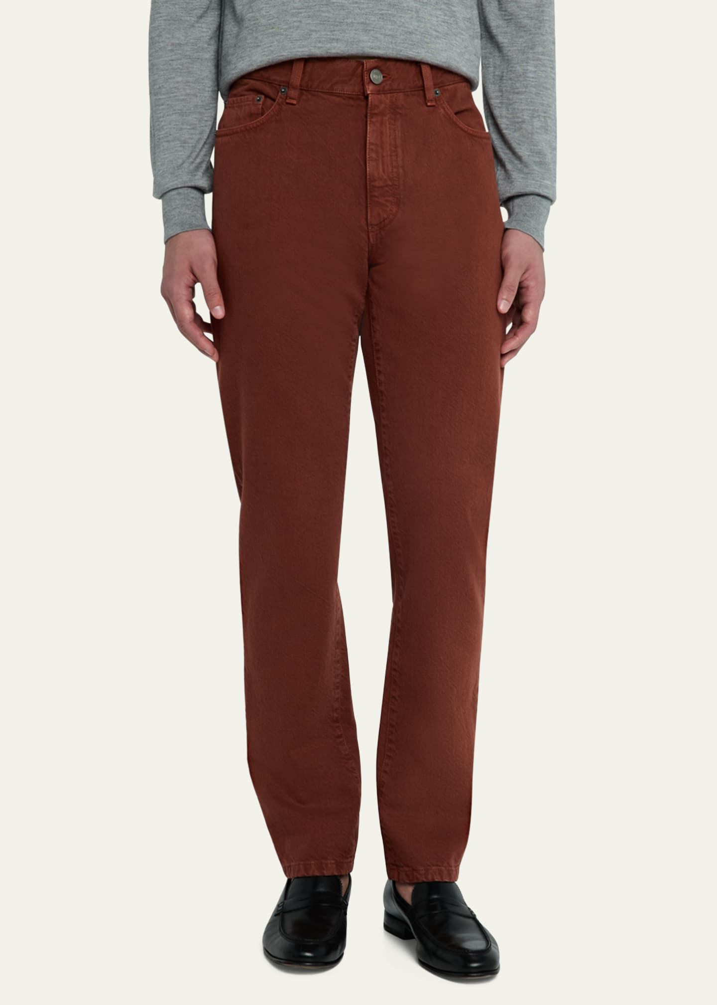 ZEGNA Men's 5-Pocket Denim Pants Image 4 of 5