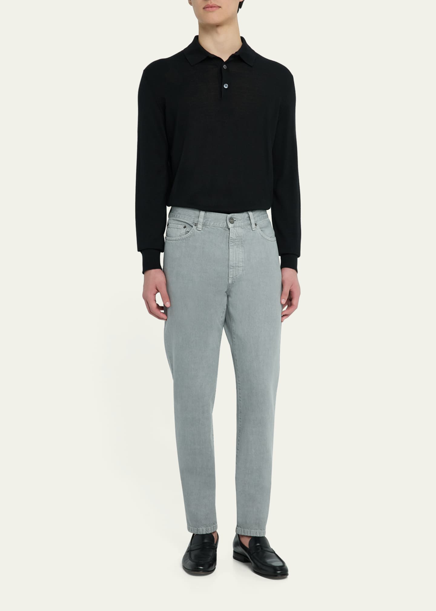 ZEGNA Men's 5-Pocket Denim Pants Image 2 of 5