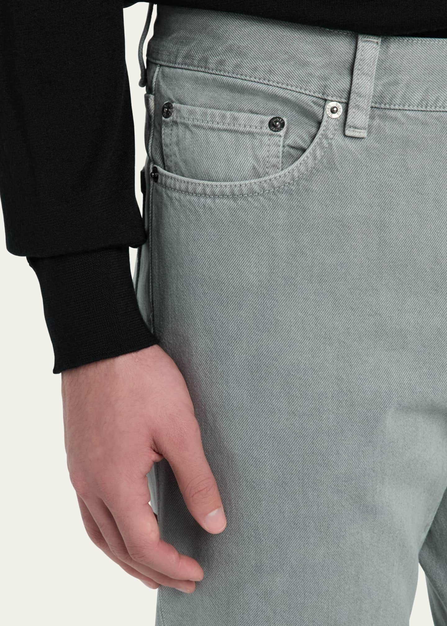ZEGNA Men's 5-Pocket Denim Pants Image 5 of 5