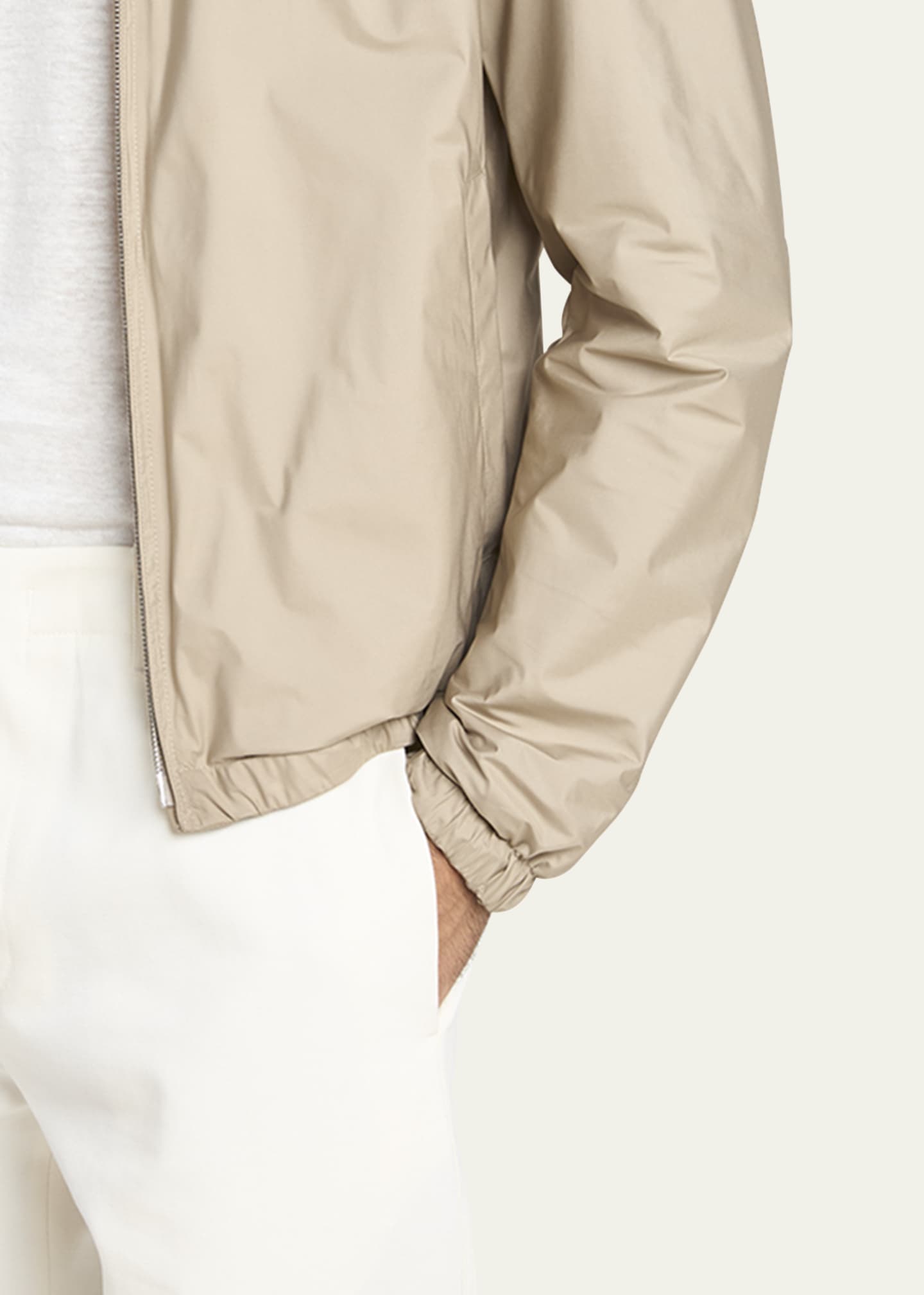 ZEGNA Men's Reversible Nubuck Full-Zip Blouson Image 5 of 5