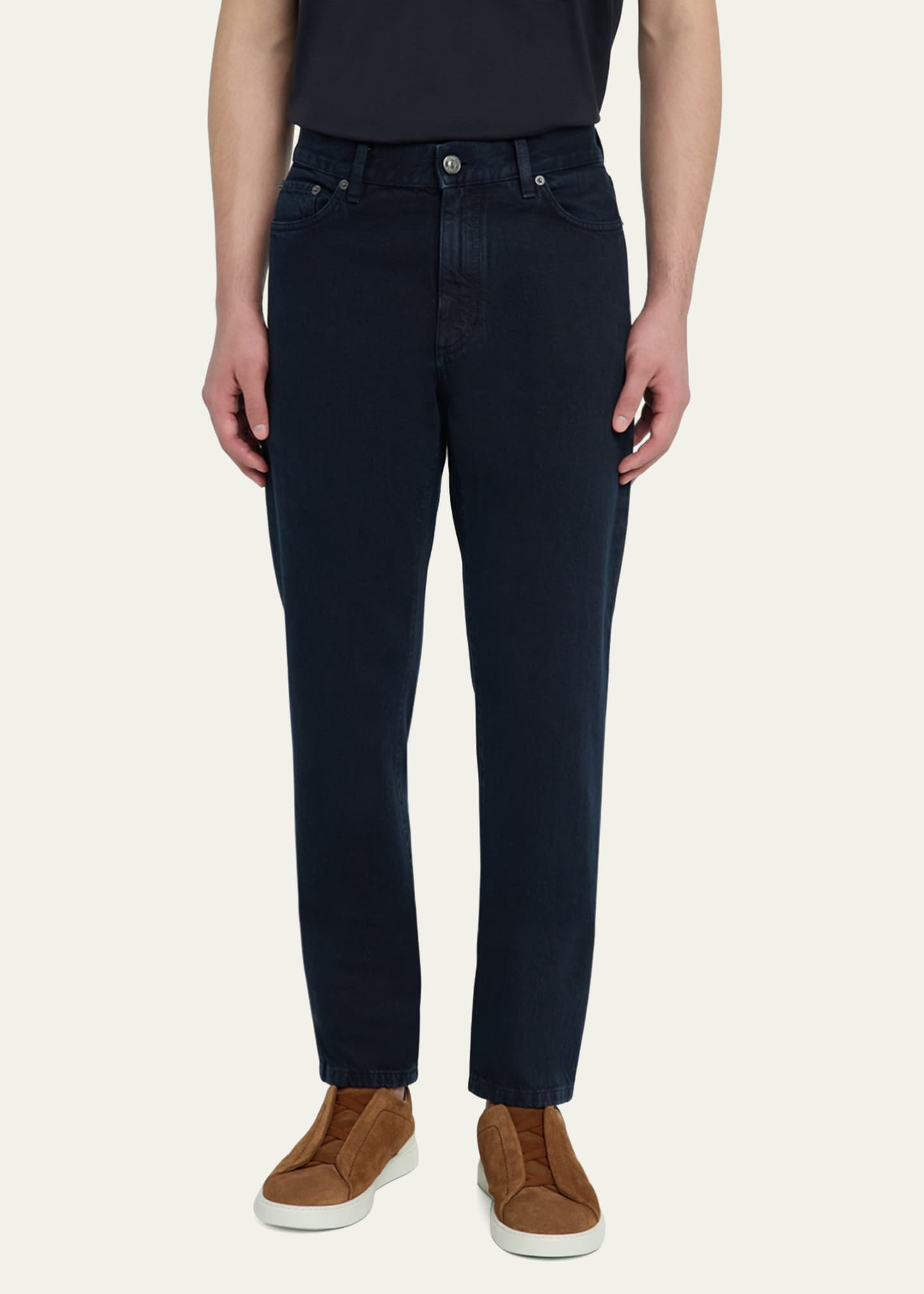 ZEGNA Men's 5-Pocket Denim Pants Image 4 of 5