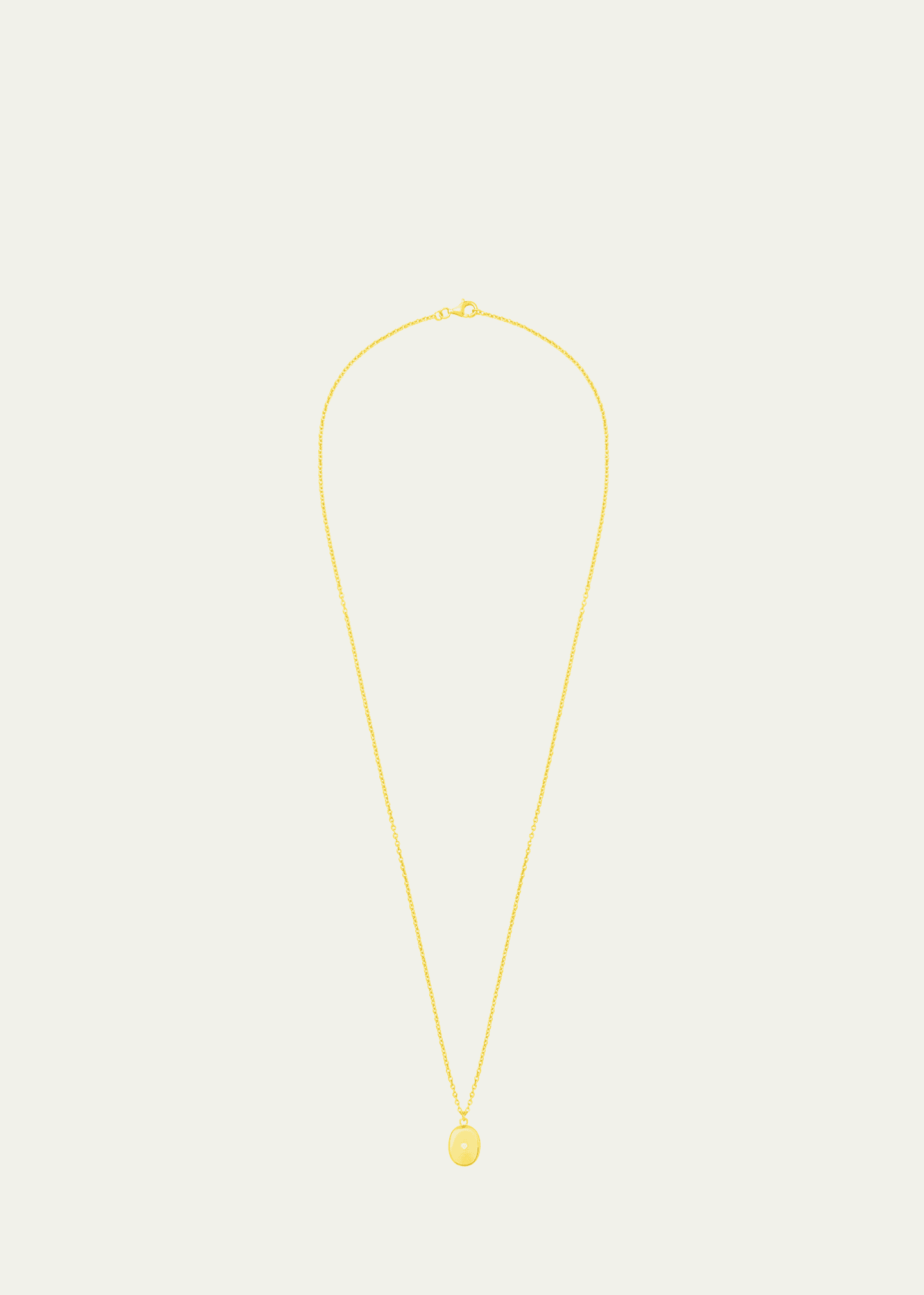 PATTARAPHAN Baby Diamond Locket Necklace in 14K Yellow Gold, 22"L Image 1 of 4