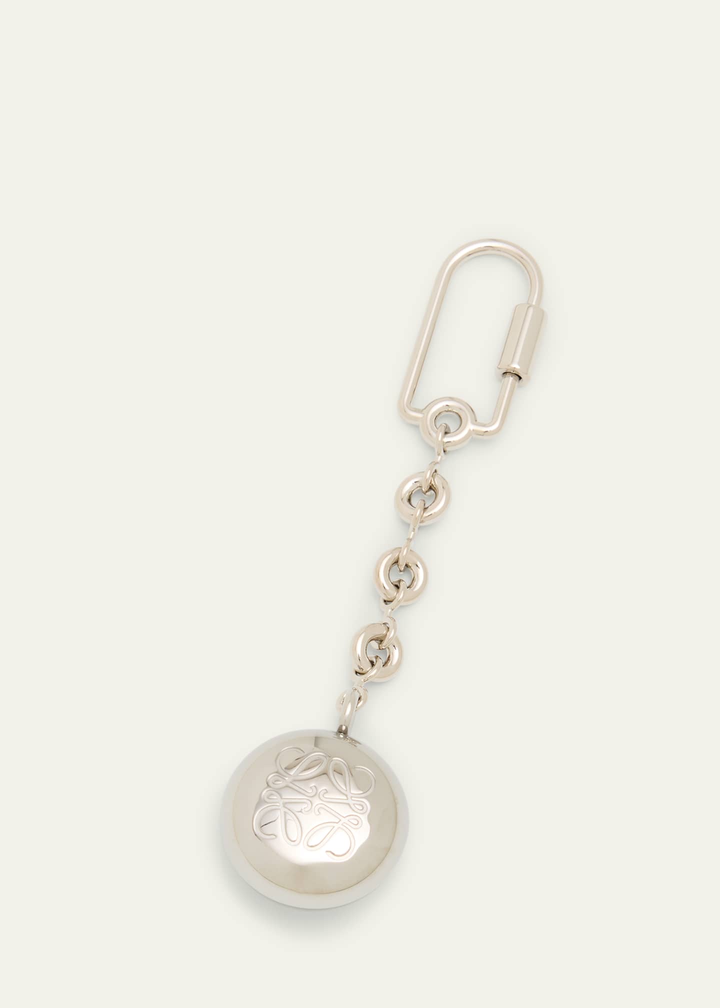 Loewe Pearly Pebbled Anagram Keyring Image 2 of 2