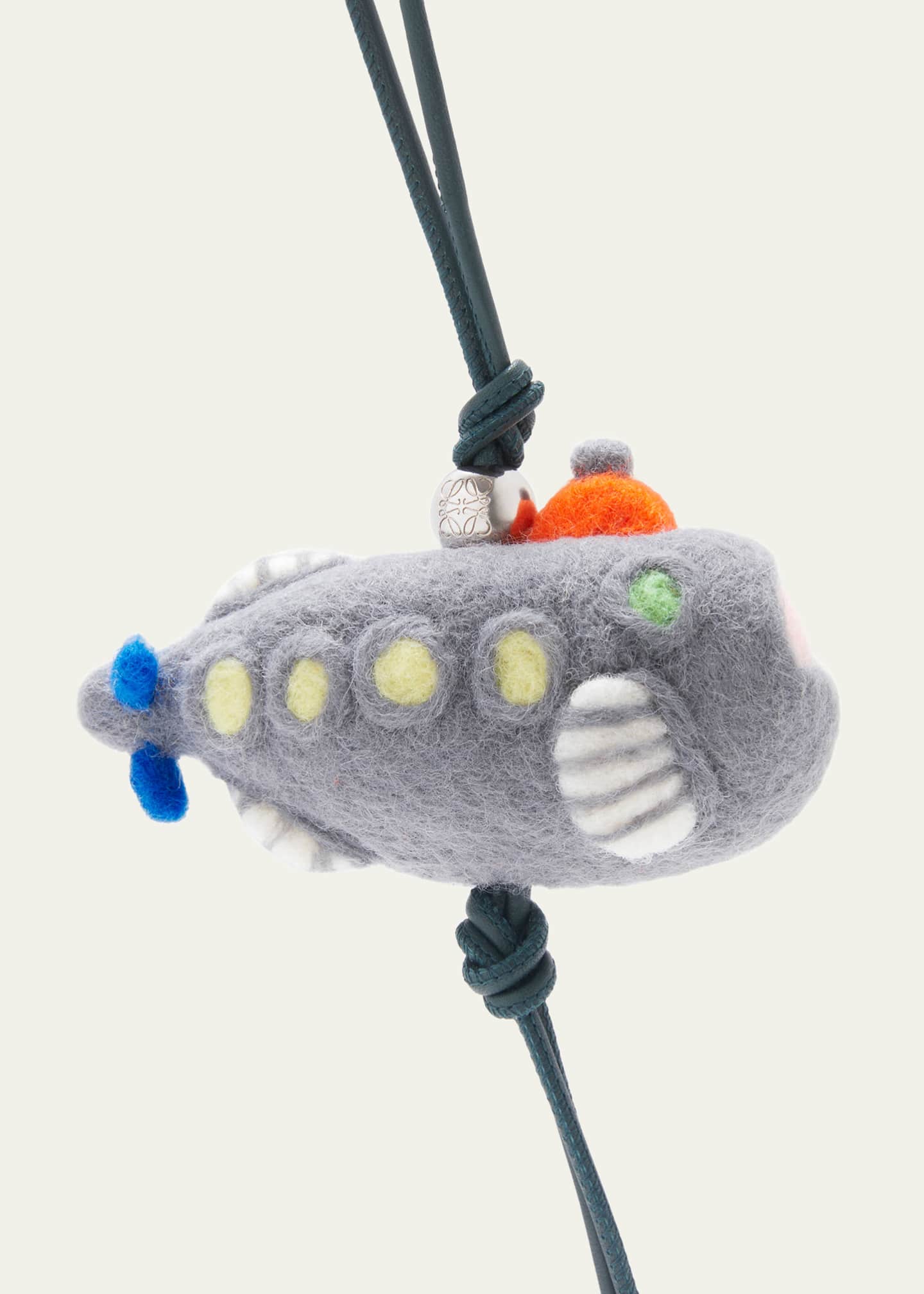 Loewe x Suna Fujita Submarine Charm in Leather and Wool - Bergdorf