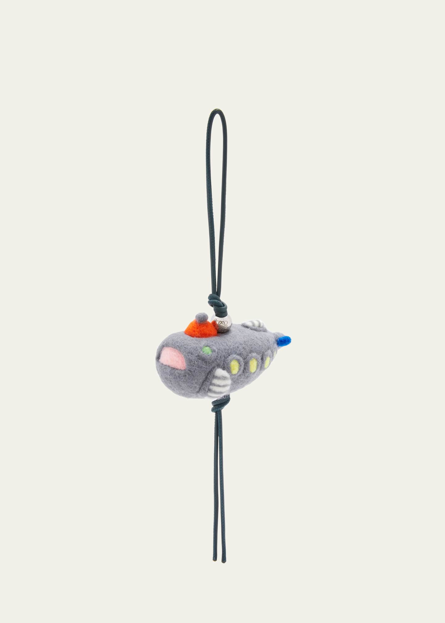 Loewe x Suna Fujita Submarine Charm in Leather and Wool - Bergdorf