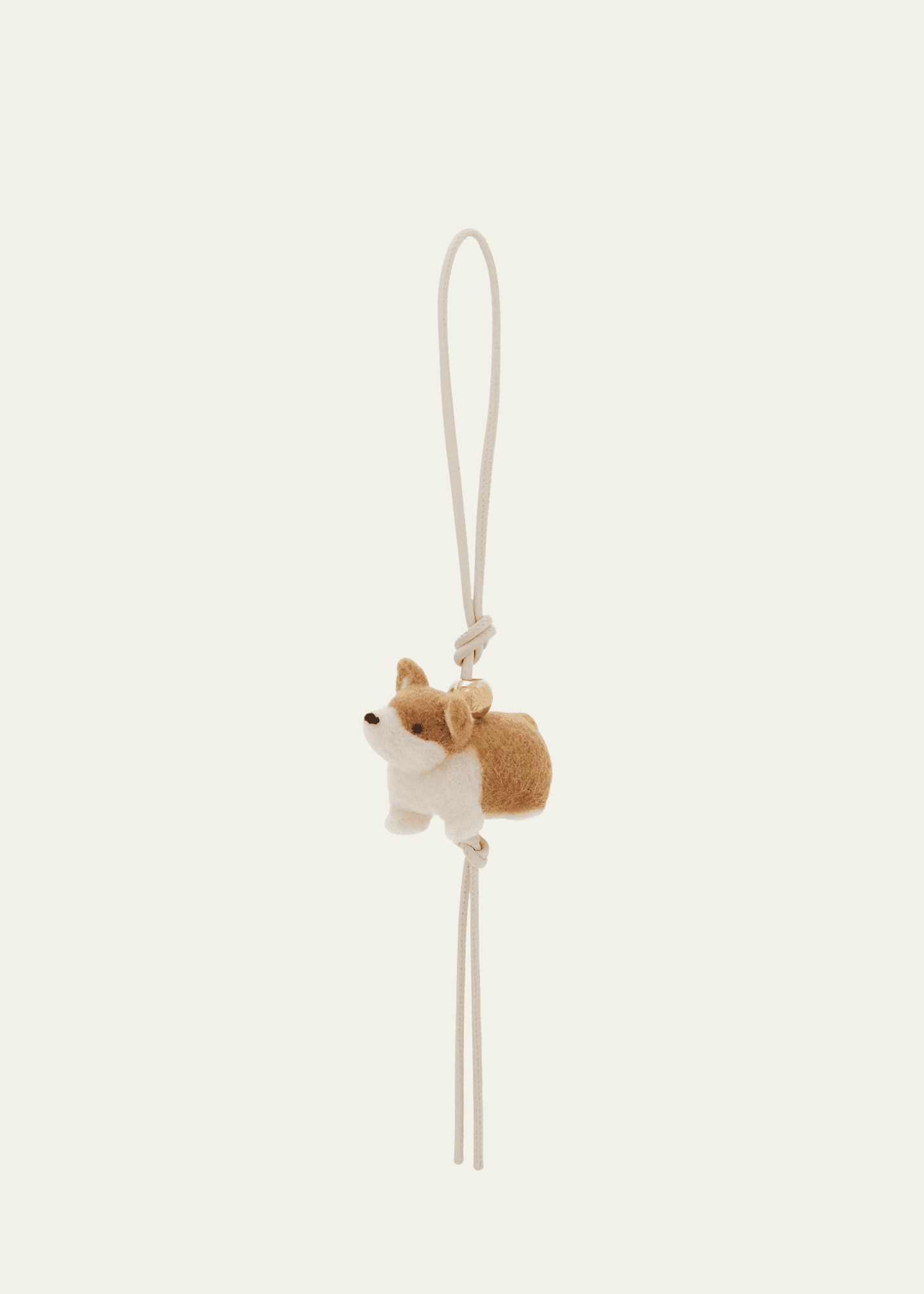 Loewe Corgi Charm in Leather and Wool Image 1 of 2
