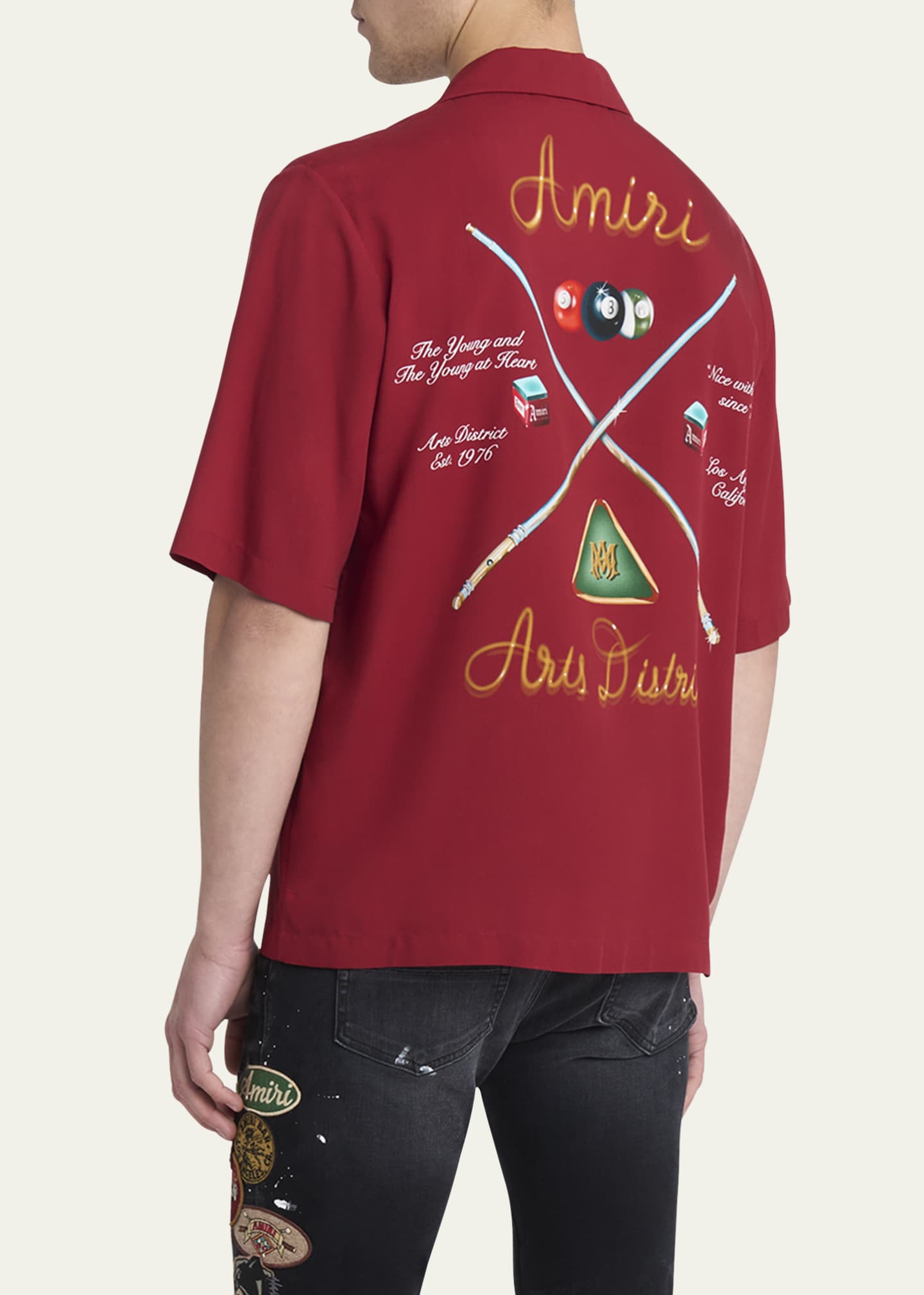 Men's Pool Cue Bowling Shirt