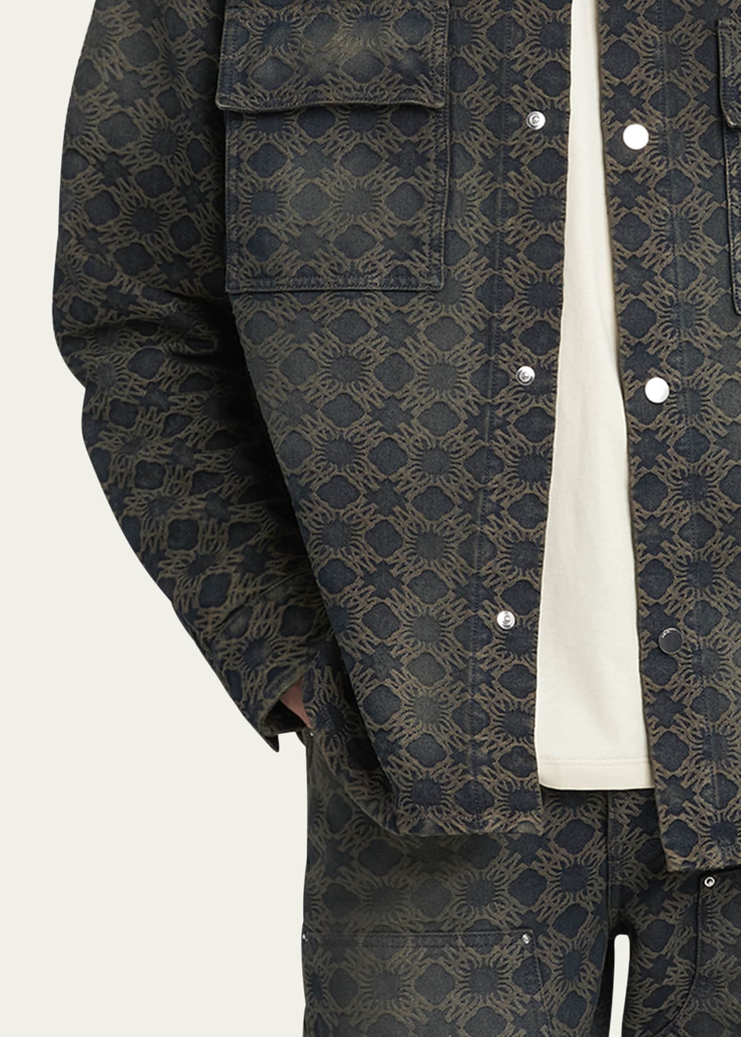 Amiri Men's MA Quad Jacquard Overshirt - Bergdorf Goodman