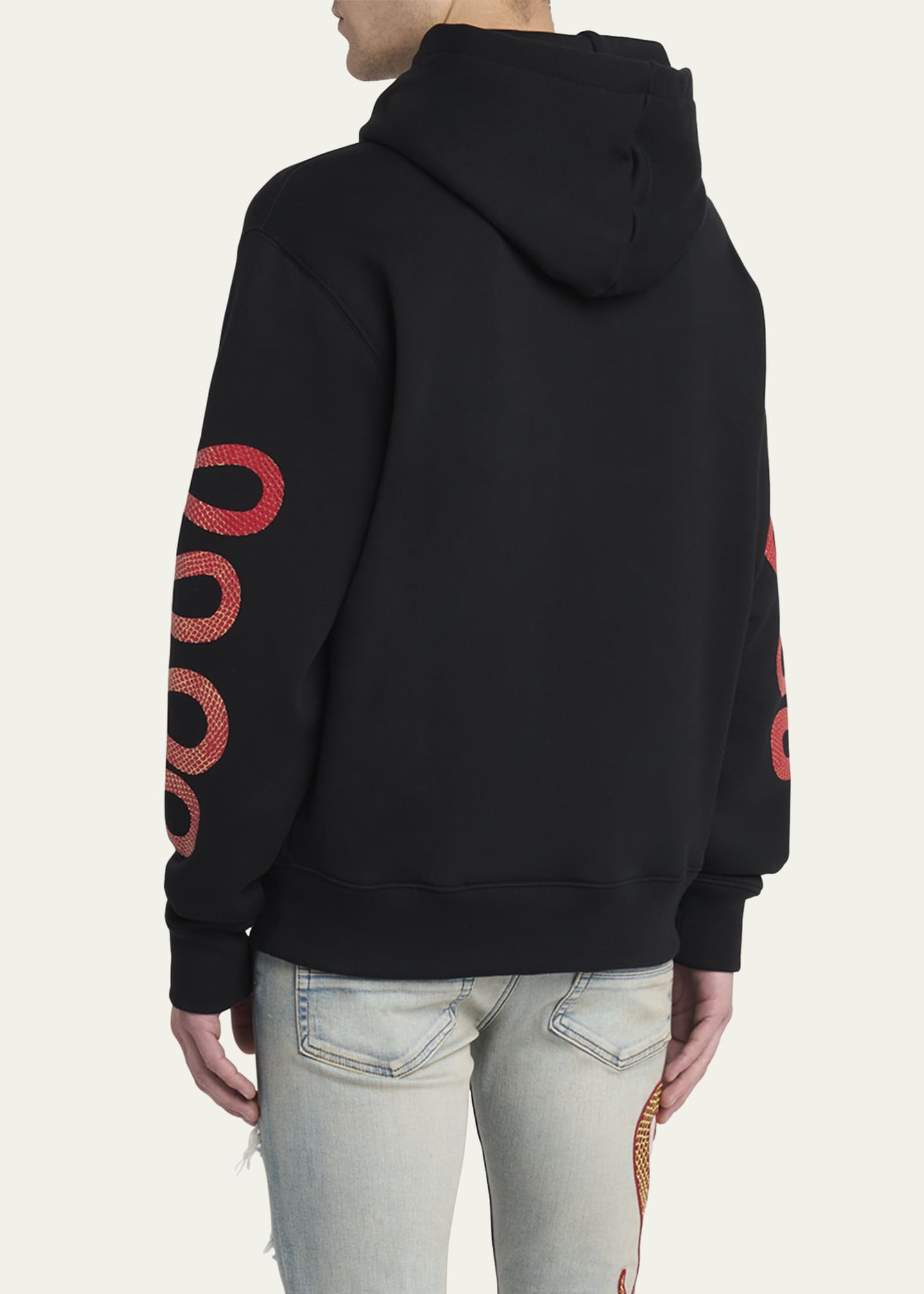 Amiri Men's Snake Logo Hoodie - Bergdorf Goodman