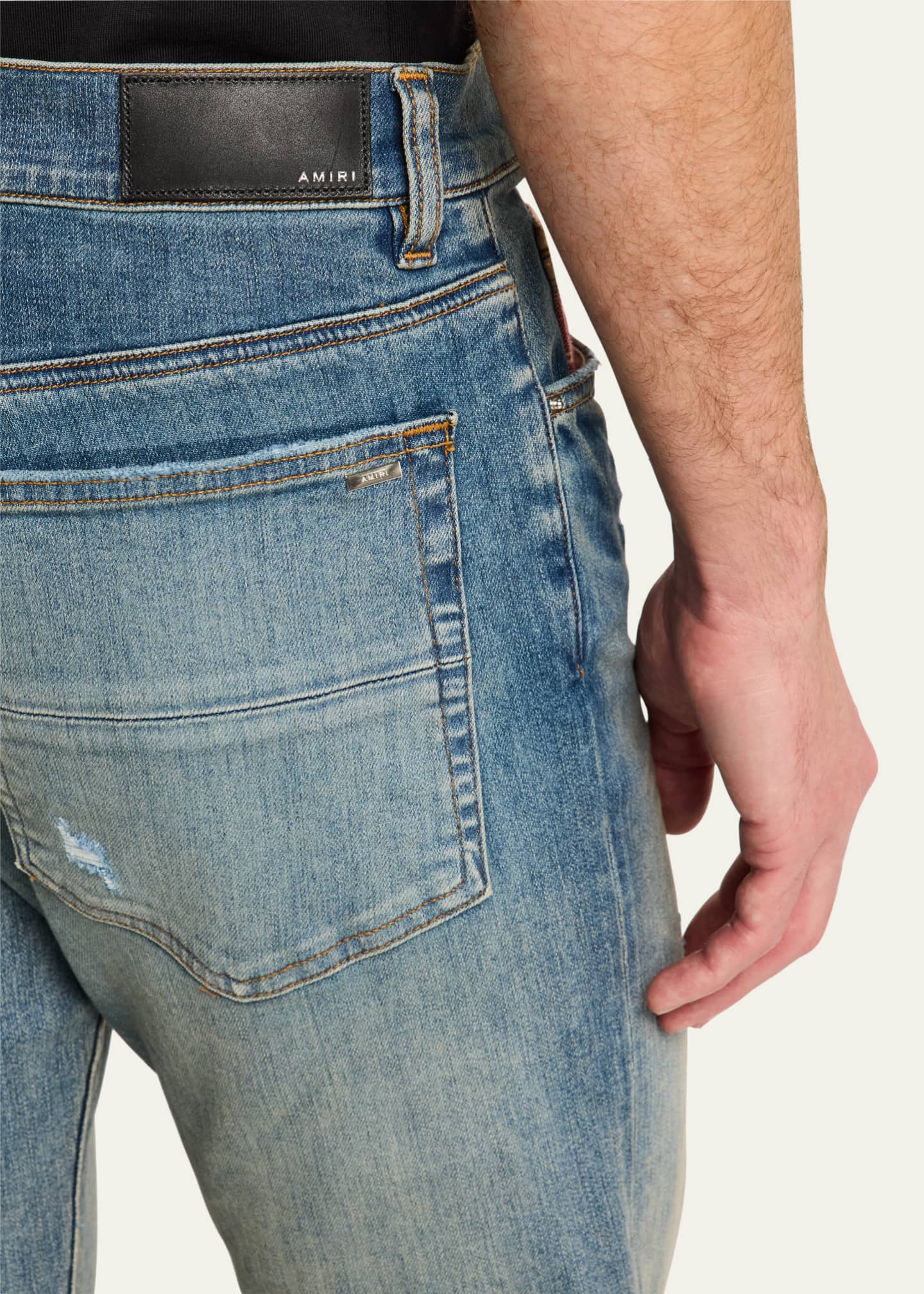 Amiri Men's MA Quad Plaid MX1 Jeans Image 5 of 5
