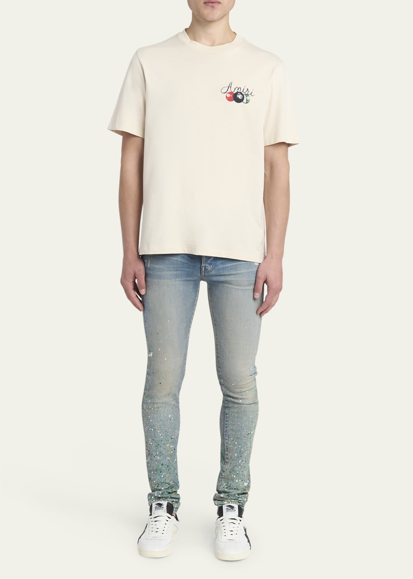 Amiri Men's Pool Cue T-Shirt Image 2 of 5