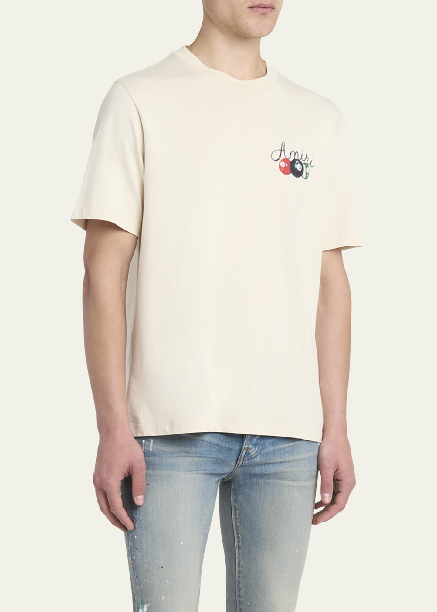 Amiri Men's Pool Cue T-Shirt Image 4 of 5