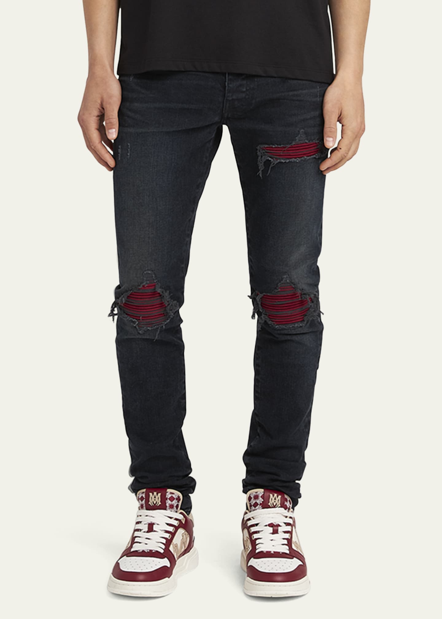 Amiri Men's MX1 Ultra Suede Skinny Jeans Image 2 of 5